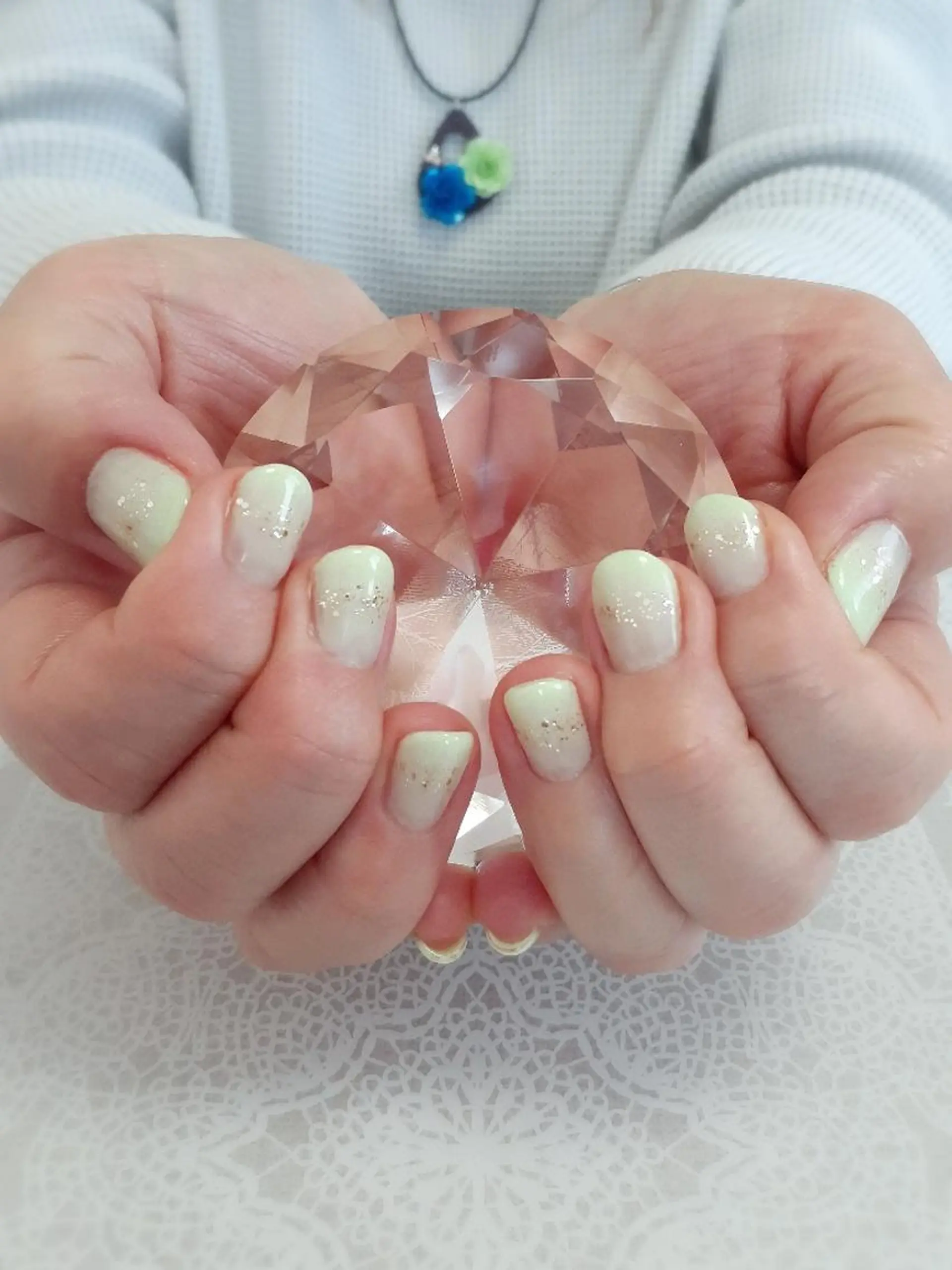 ネイル グラデーション ラメ(グリッター) 春ネイル ハンドネイル 池元 真由美のネイルデザイン