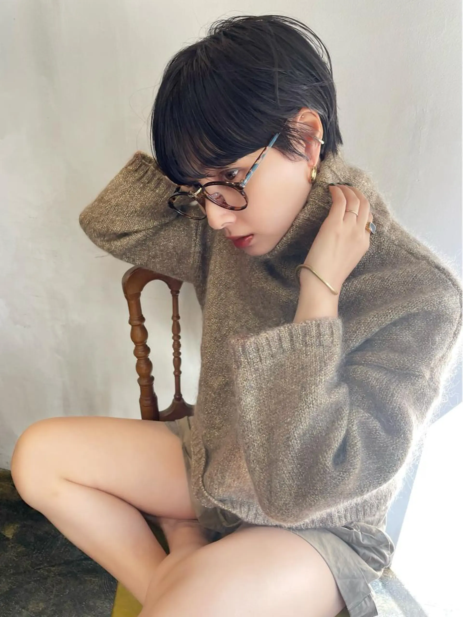 ショート カラー ショート/ボブ専門 宮脇美奈/南船場のヘアスタイル