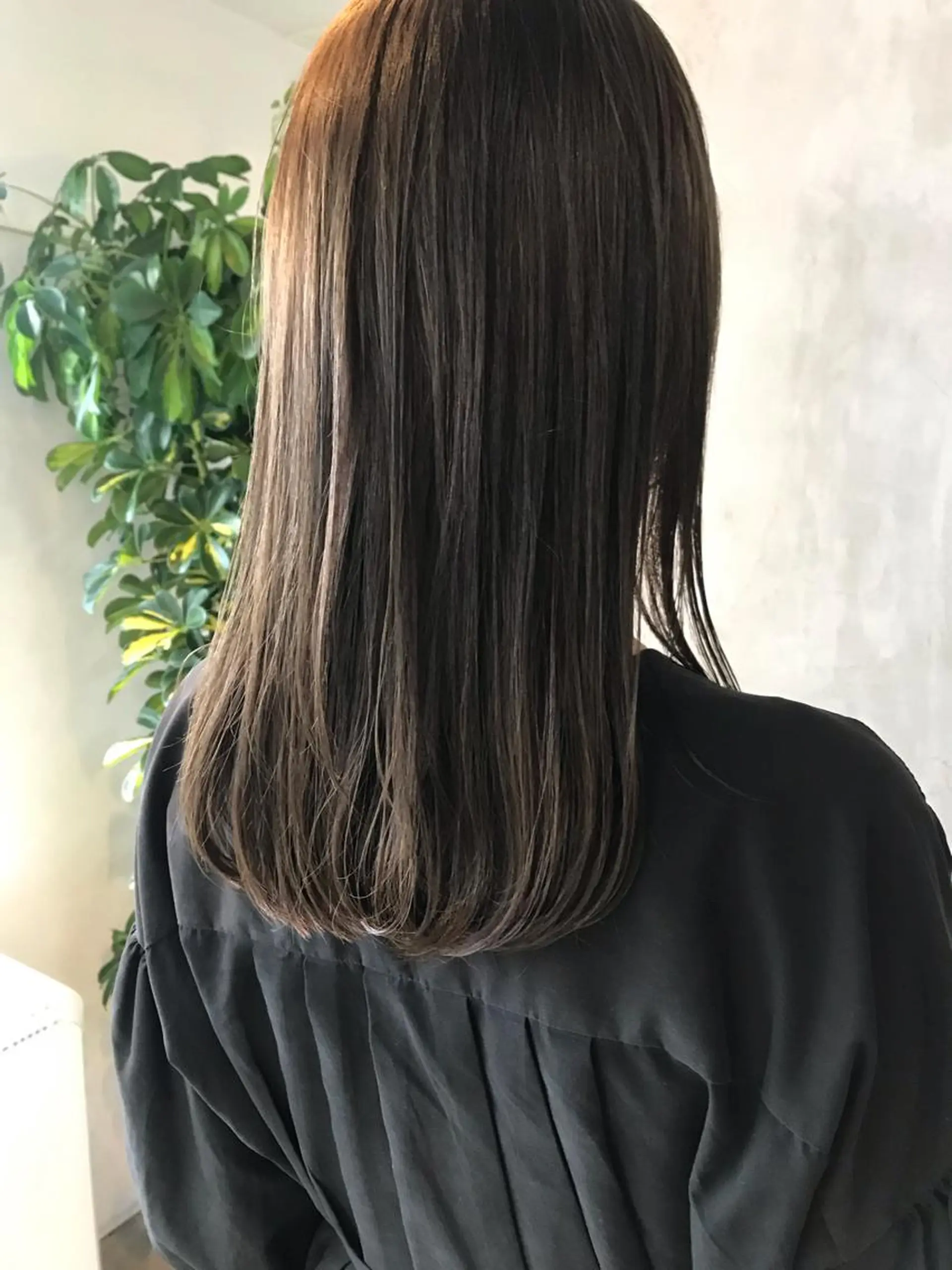 ミディアム カラー ヘアアレンジ アッシュ オリーブアッシュ stylist/蛯谷 珠里のヘアスタイル
