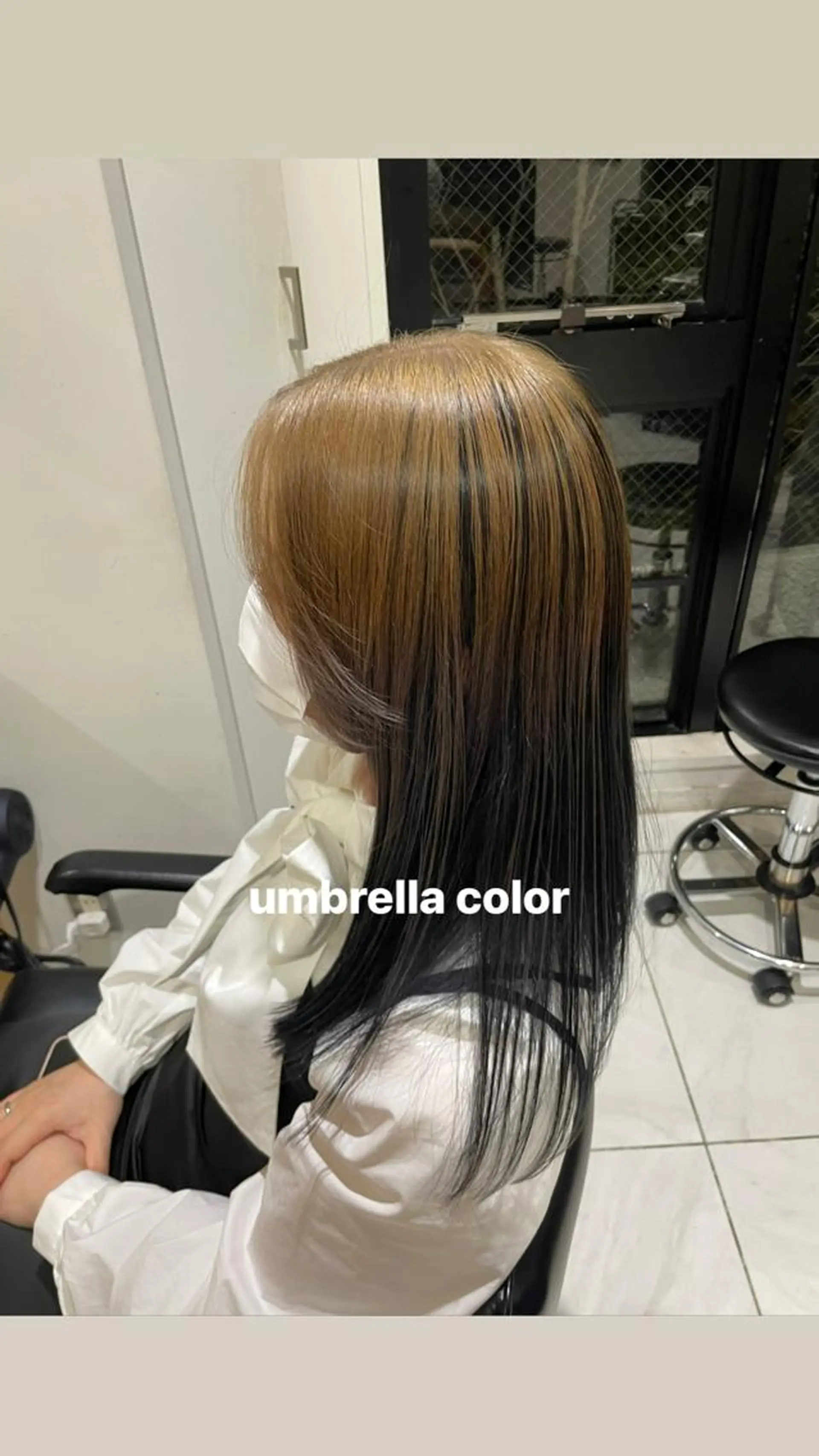 カラー デザインカラー miko🪽地毛風/ ハイトーン/レイヤーのヘアスタイル