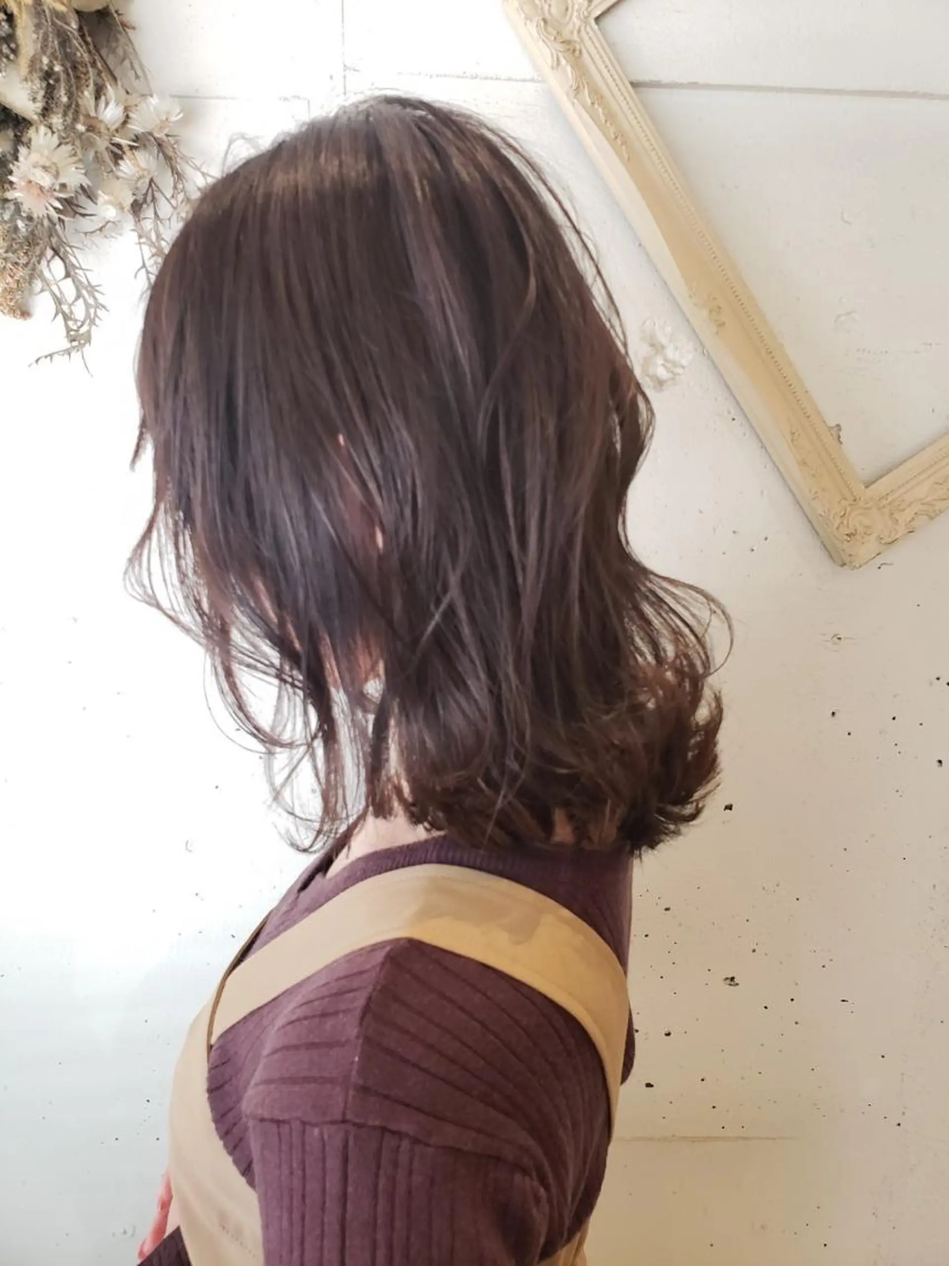 ミディアム カラー いまじゅく あおいのヘアスタイル