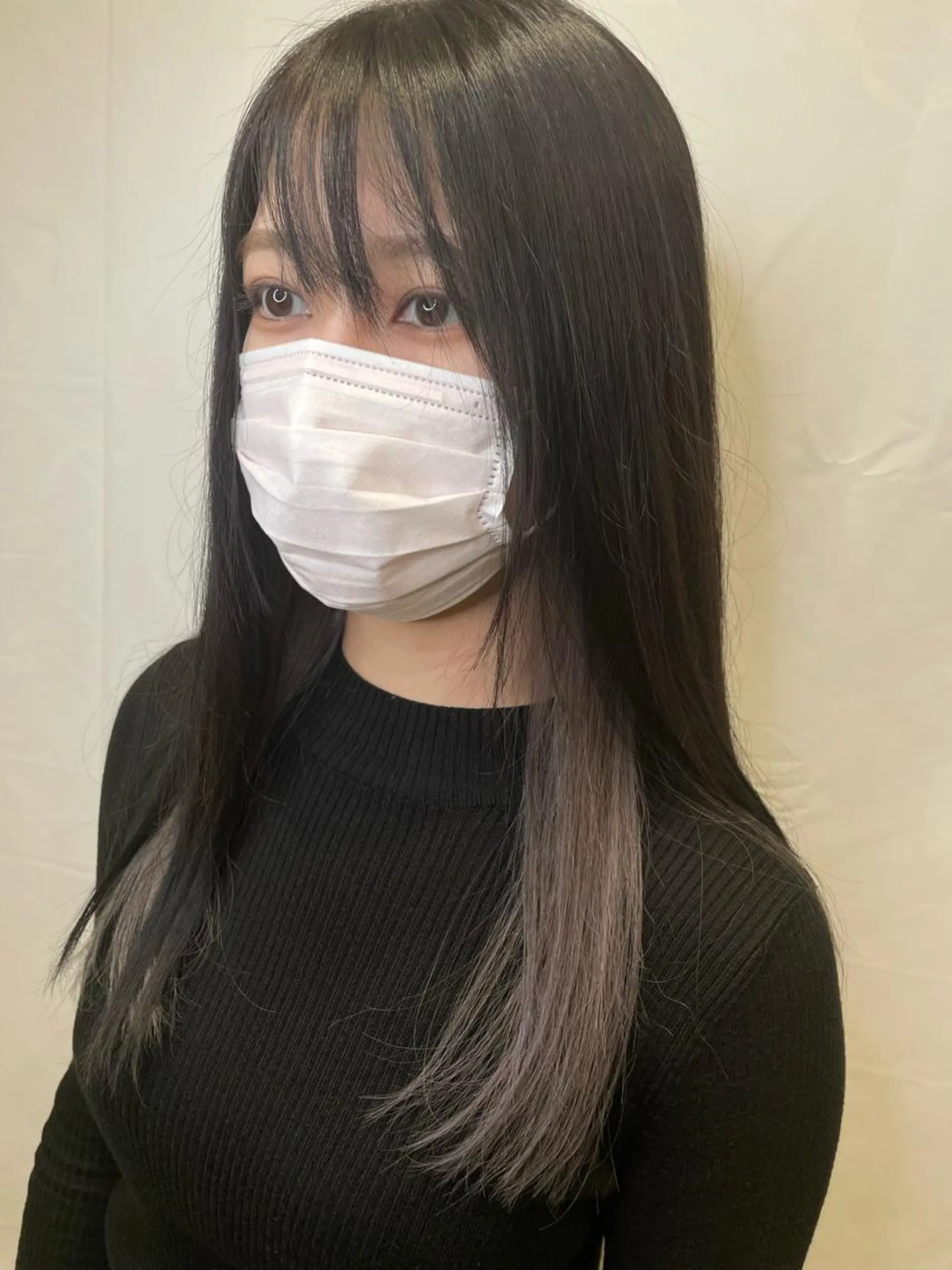 ミディアム カラー インナーカラー カット トリートメント 中川/縮毛矯正/ 高羽　克明のヘアスタイル