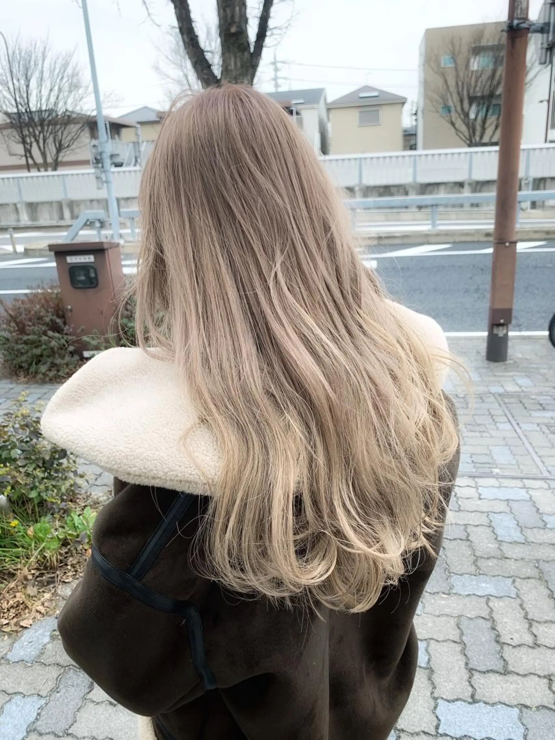 ロング カラー ベージュカラー ブリーチ グラデーションカラー 🍀ナガヤマ ヒデアキ🍀のヘアスタイル