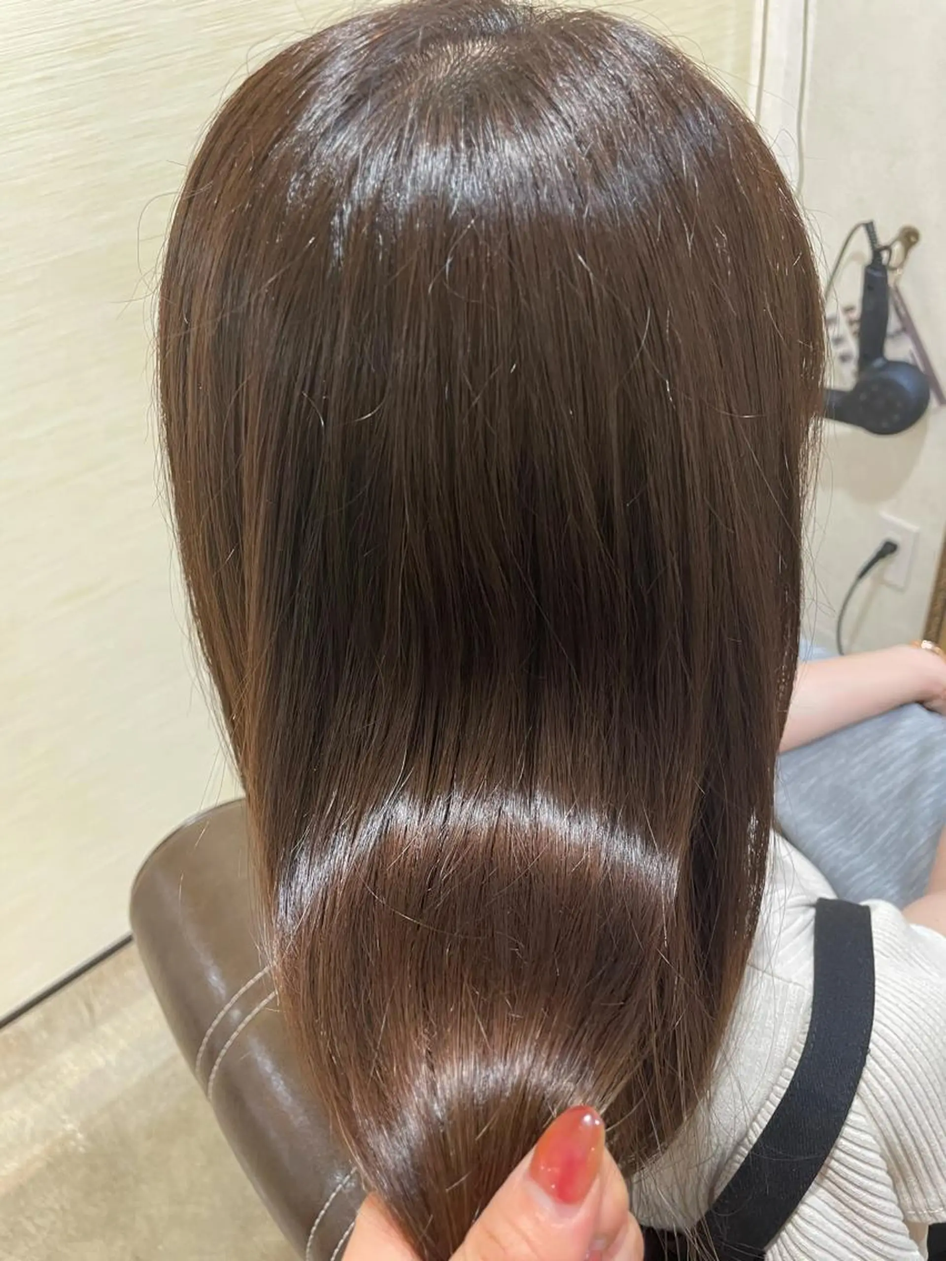 セミロング カラー 透明感カラー💎 AYAのヘアスタイル