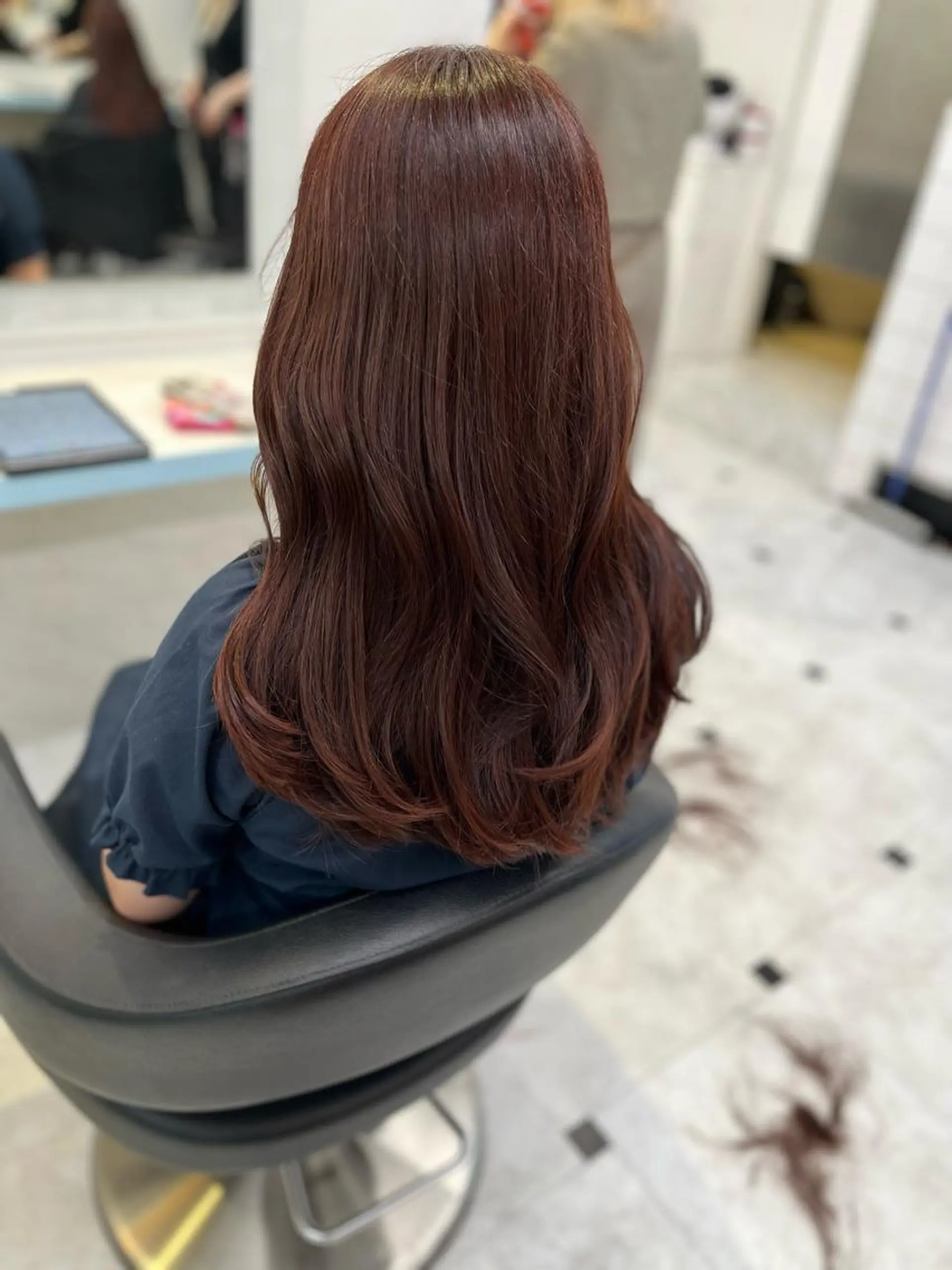 セミロング カラー ヘアアレンジ 愛されカラー🩷 はるなのヘアスタイル