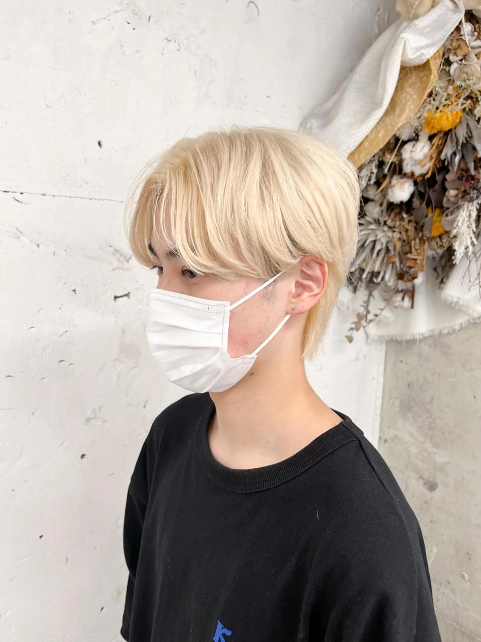 ショート カラー メンズ Noele hair atelier(ノエルヘアアトリエ)所属・北上ゆい/個性派/ ナチュラルアレンジのヘアスタイル