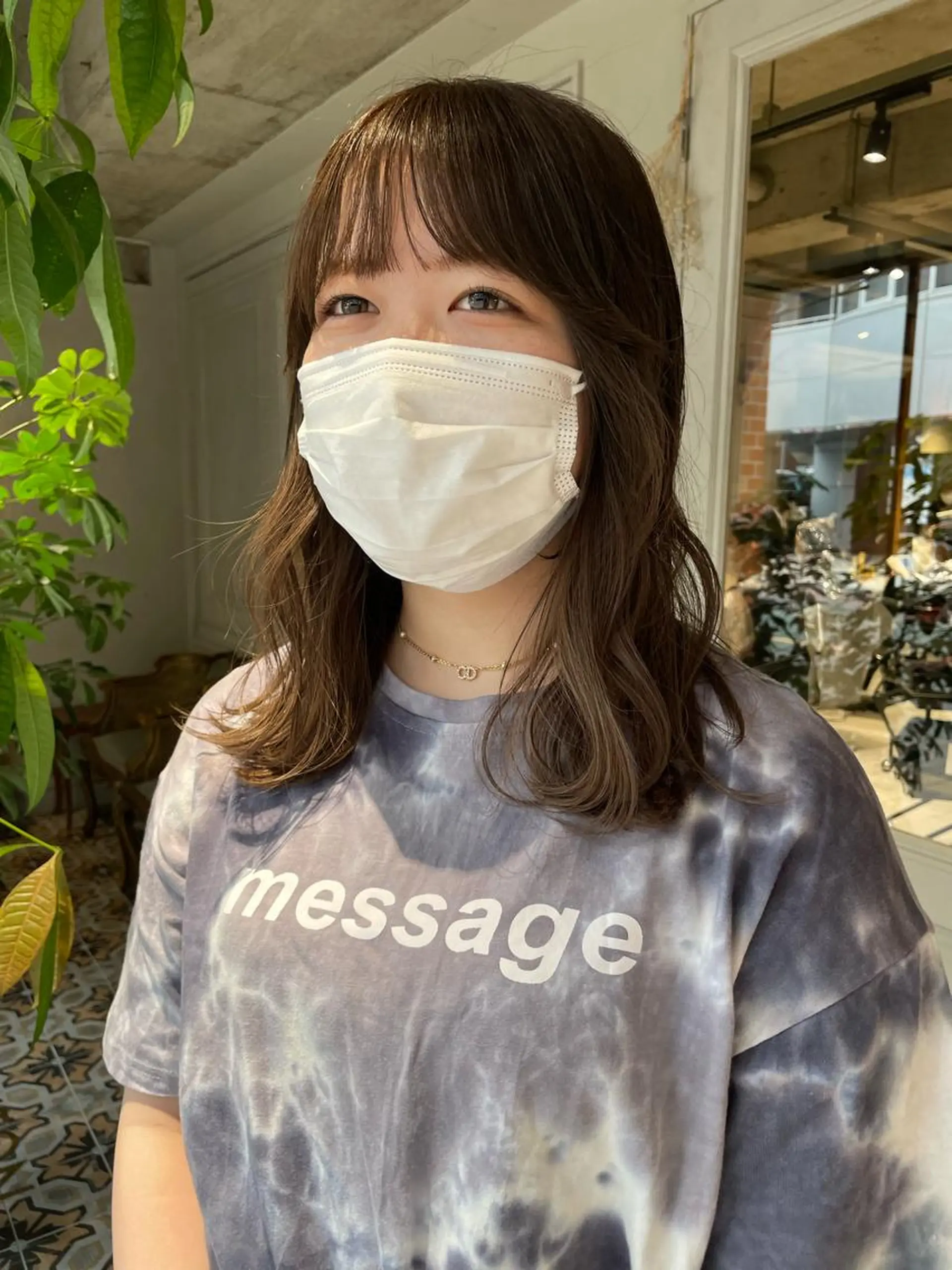 セミロング カラー ベージュカラー ベージュ🤎透明感 カラー🤎anriのヘアスタイル