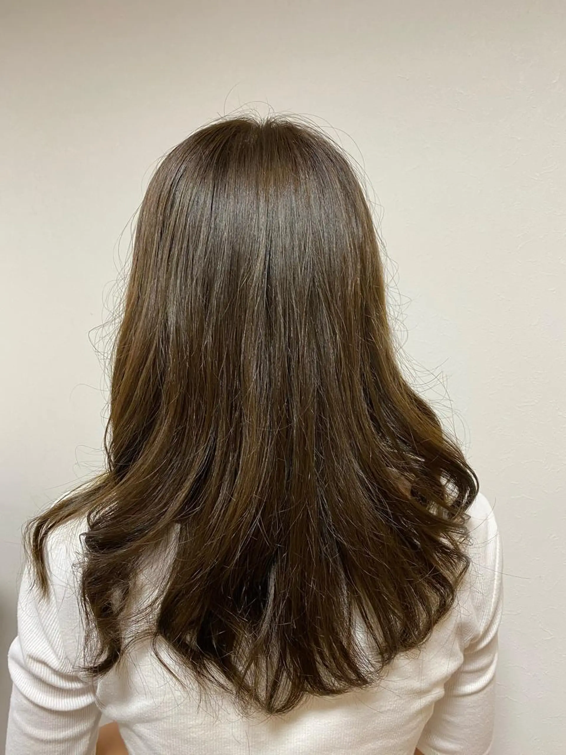 ロング カラー ブラウンカラー レイヤーカット ローレイヤー 🌙𝑳𝑼𝑵𝑨 工藤/メンズカット✂のヘアスタイル