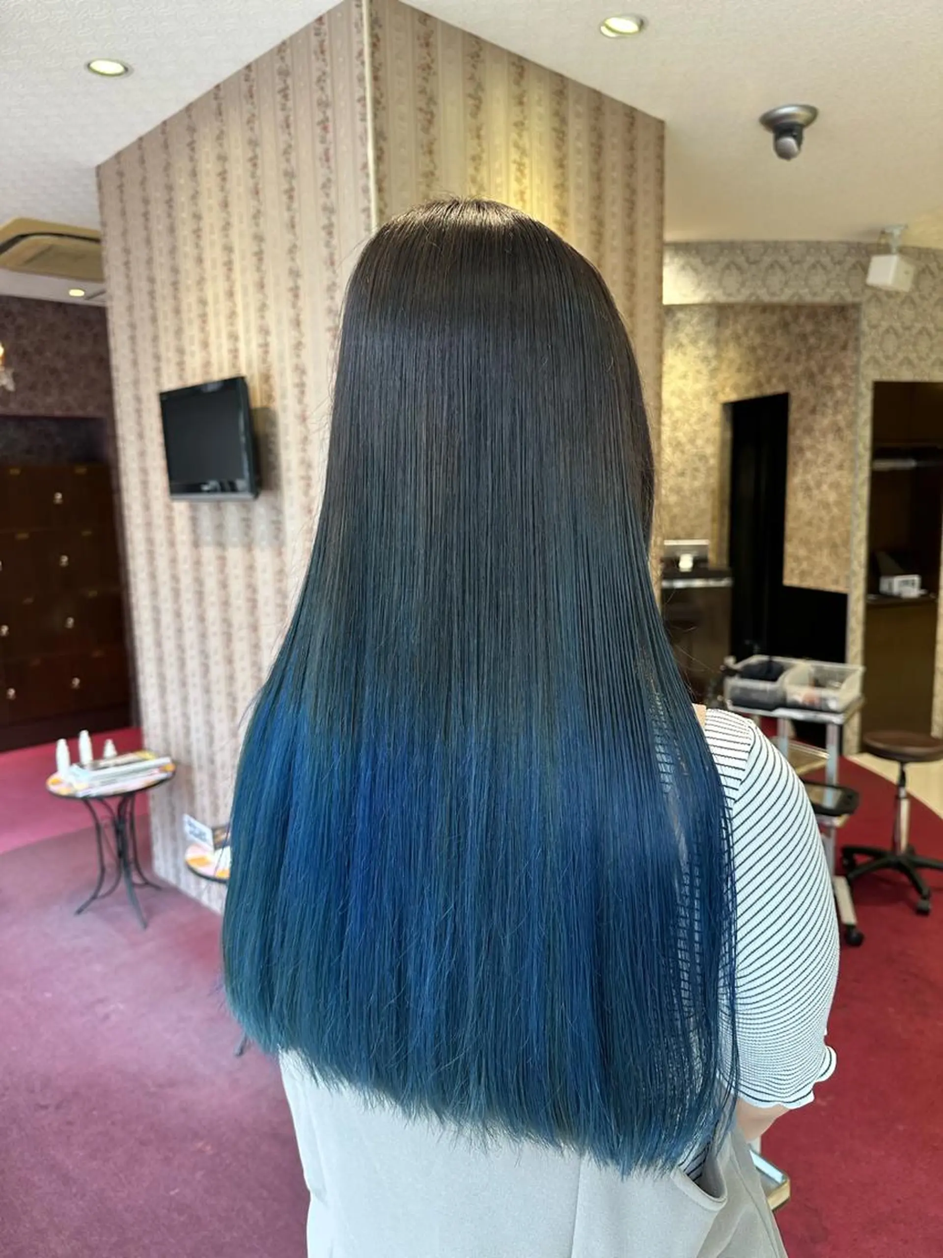 ロング 益野 凌のヘアスタイル