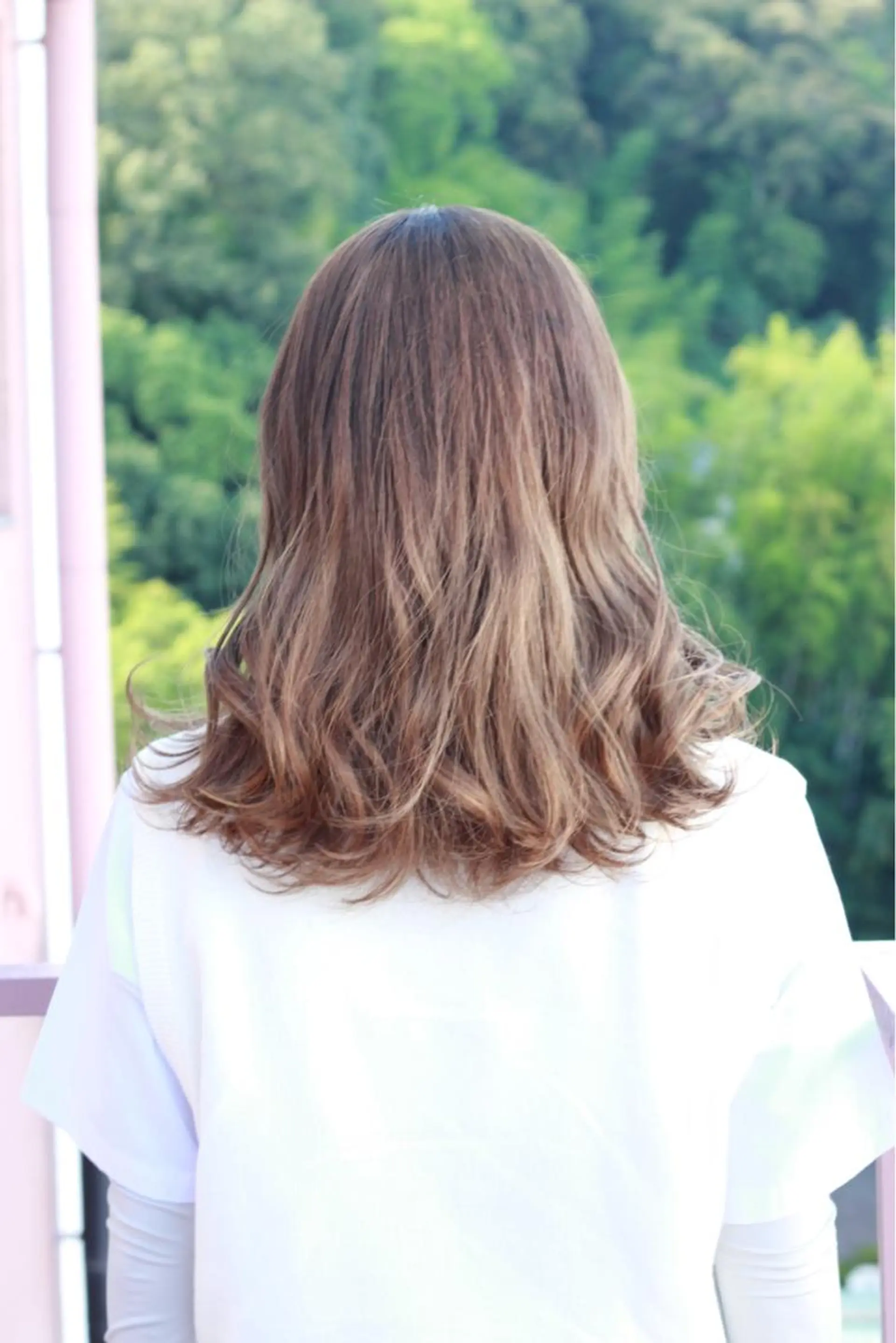 セミロング カラー ベージュカラー ミルクティーベージュ ヘアカラー Viage （ビアージュ）のヘアスタイル