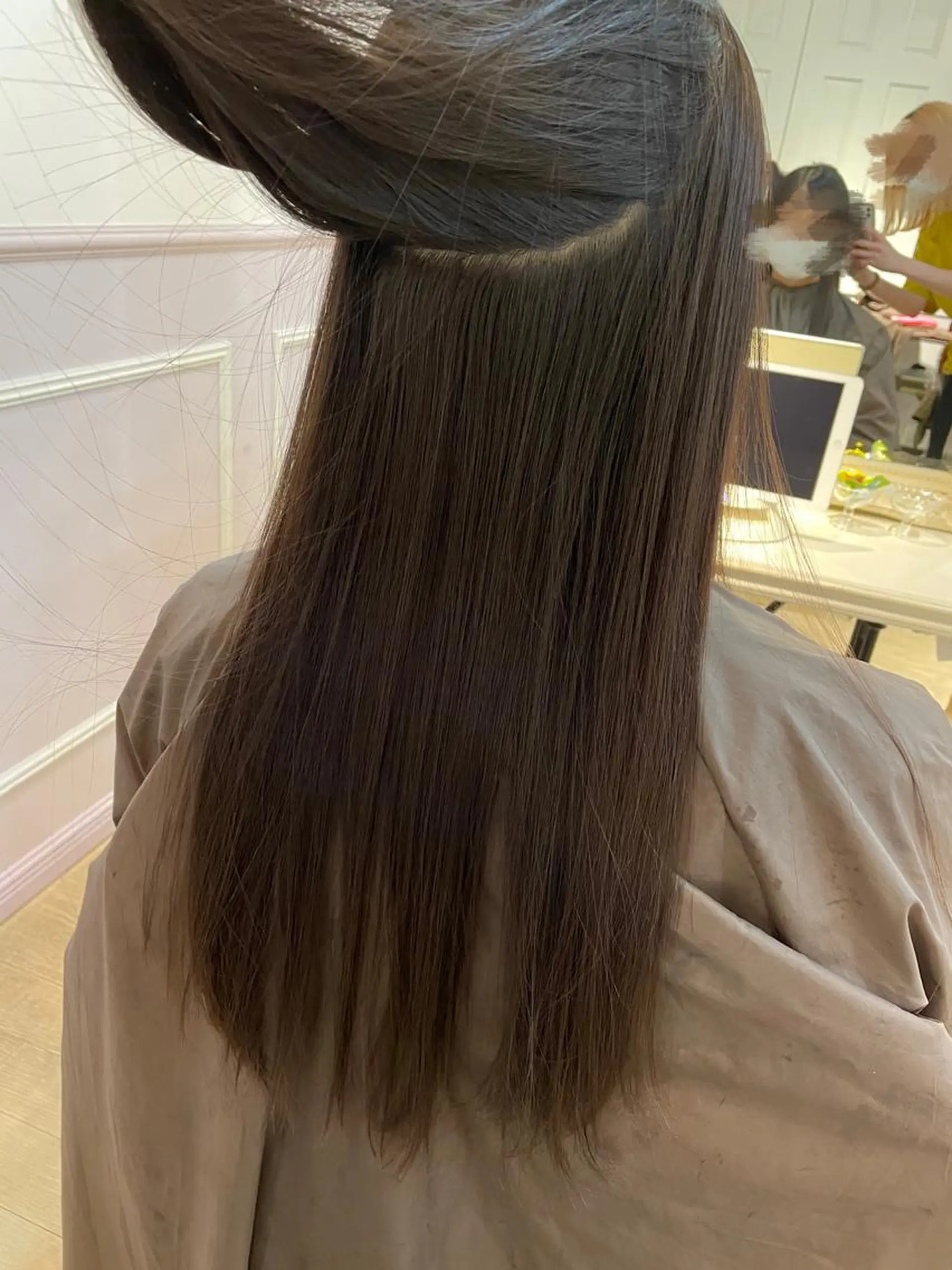 ロング パーマ ストレートパーマ LAURENT所属・すずき まゆのヘアスタイル