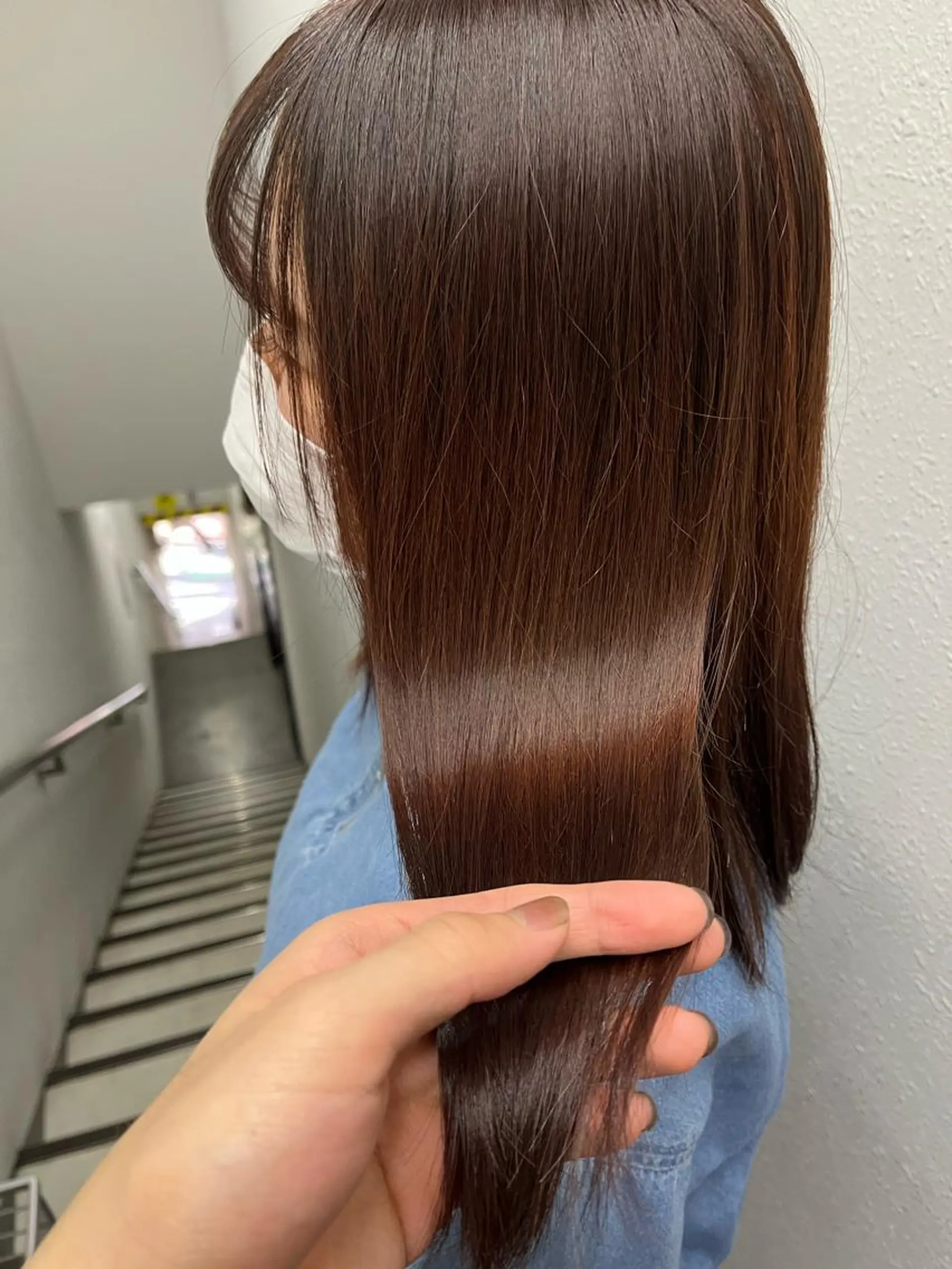 セミロング カット ヘアカラー トリートメント 💗レイヤーショート ボブ艶髪/竜也💗のヘアスタイル