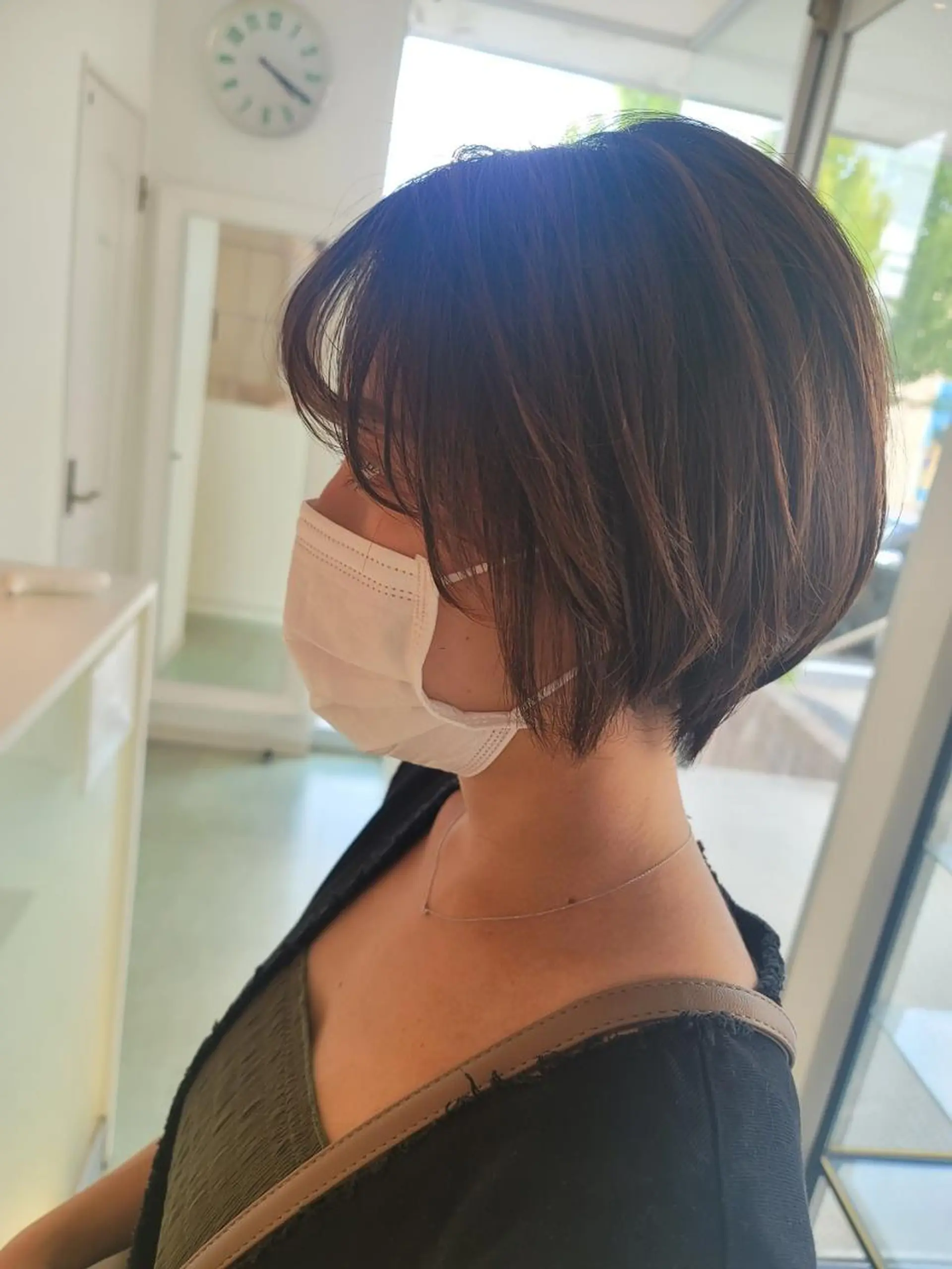 ショート ショートボブ ハンサムショート ボブ ショートヘア カット ヘッドスパ 鈴木 翠のヘアスタイル