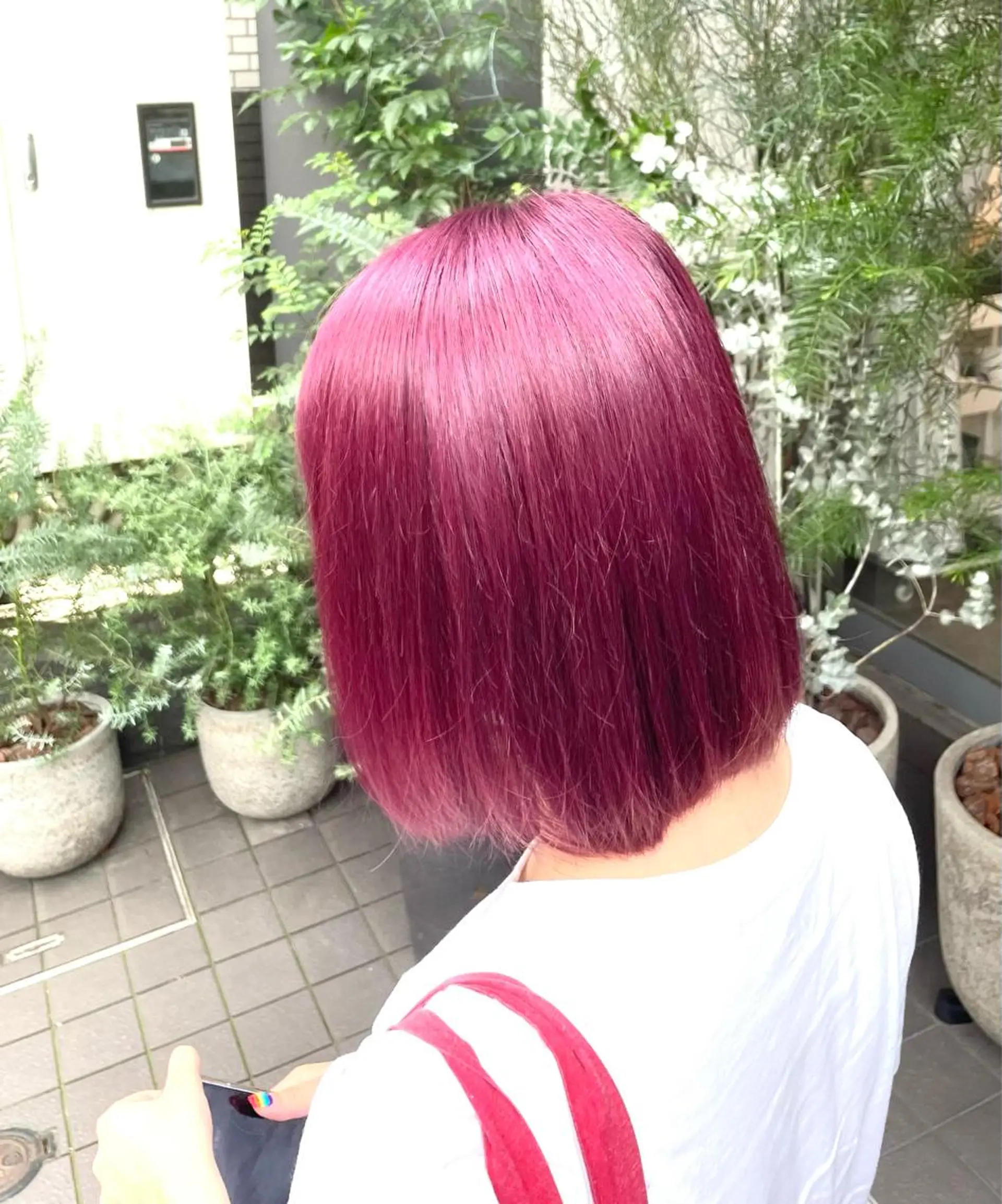 ショート ヘアカラー ano @anomukuiのヘアスタイル