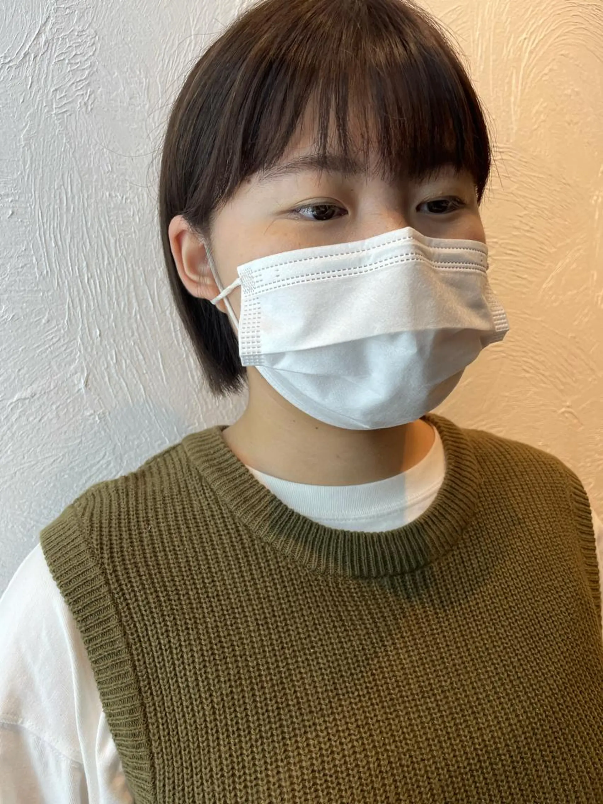 ショート La  fith hair lien西宮北口所属・赤み消しカラー/透 明感カラー/有吉優香のヘアスタイル