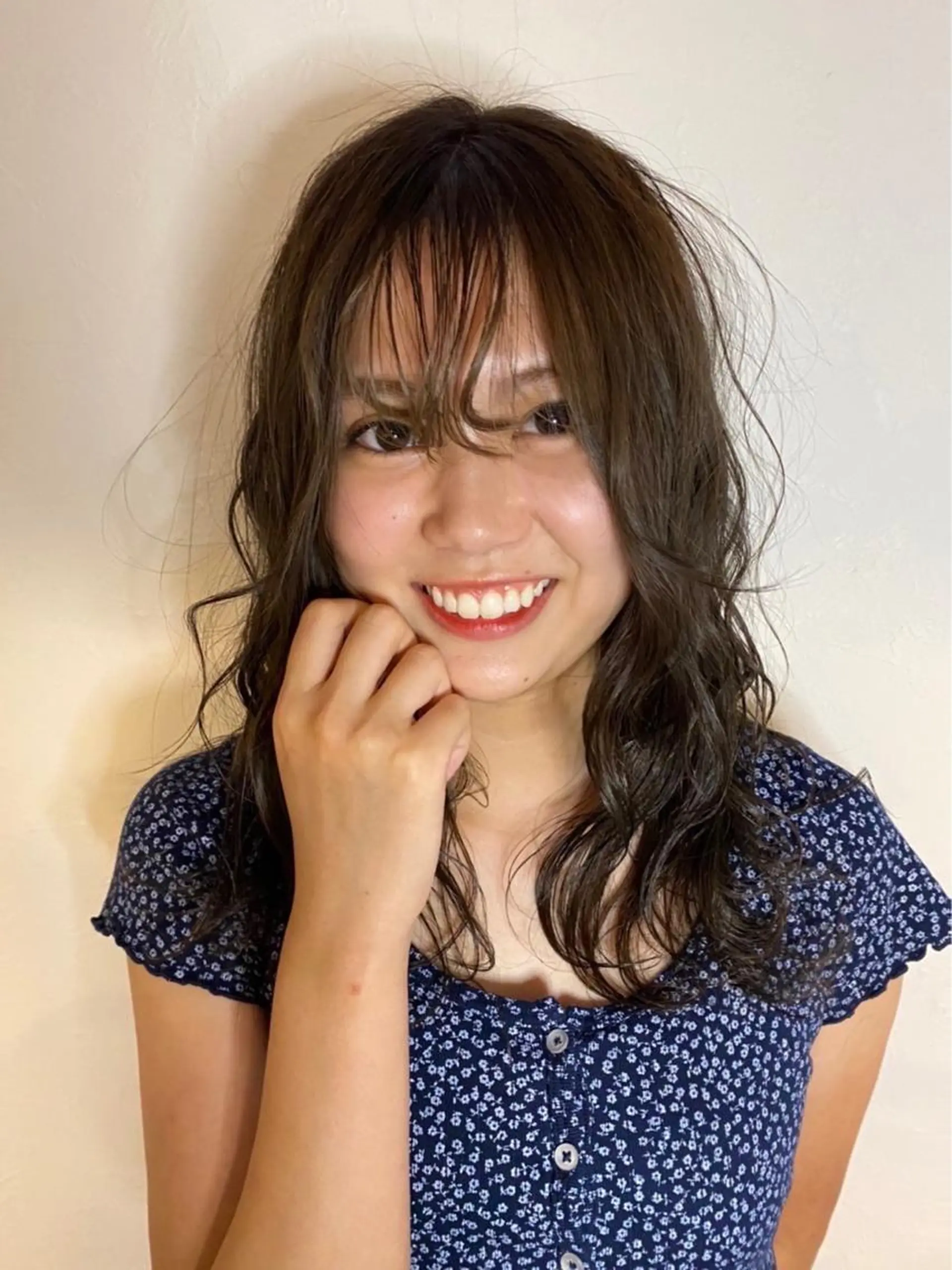 セミロング カラー パーマ m ā l o. マァロのヘアスタイル