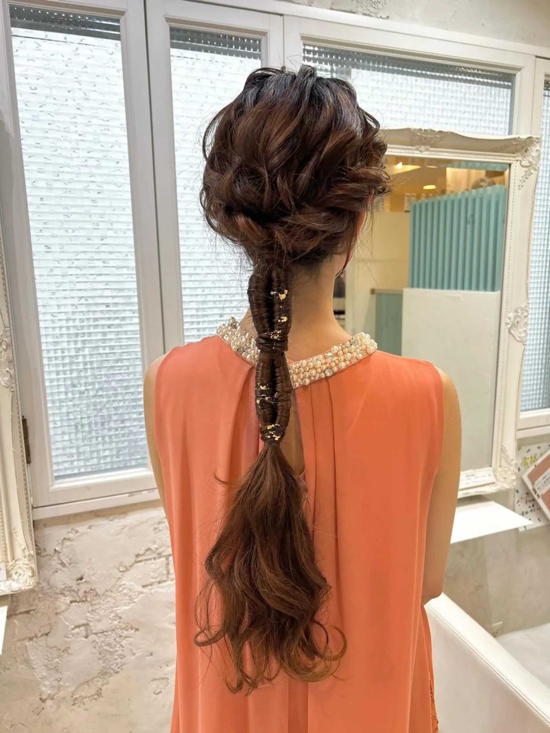 ロング カラー ヘアアレンジ ネイル マツエク・マツパ アイブロウ ロング ロングネイル スーパーロングネイル ヘアセット Noah's　Ark所属・透明感カラー🫧ヘア セット🫧松本菜月の眉毛・アイブロウイメージ