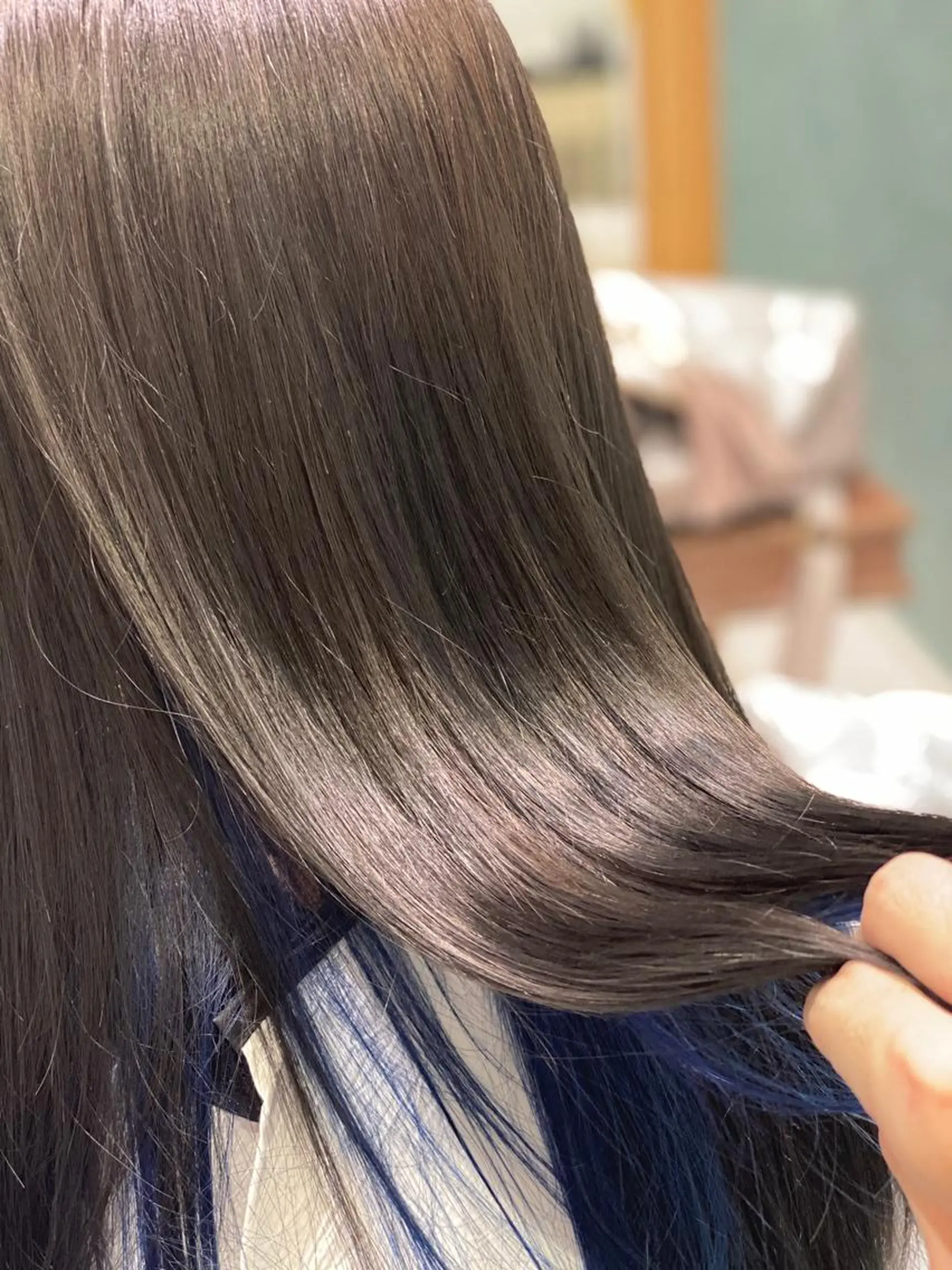 ロング カラー トリートメント 💎大人ハイライト 💎上杉一也💎のヘアスタイル