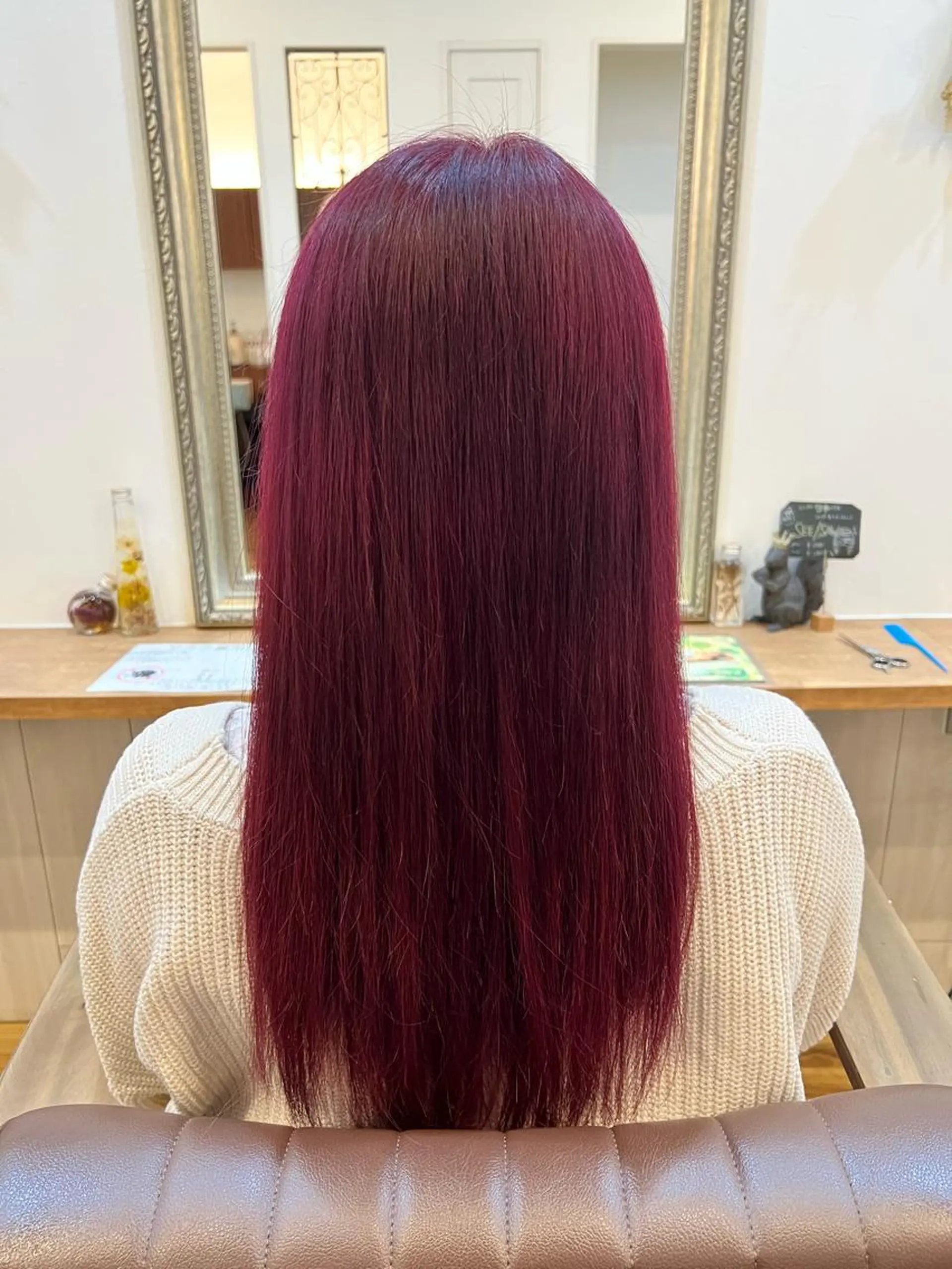 ロング カラー ピンクカラー 🐰ハイトーンカラー 畠山　渡🐰のヘアスタイル