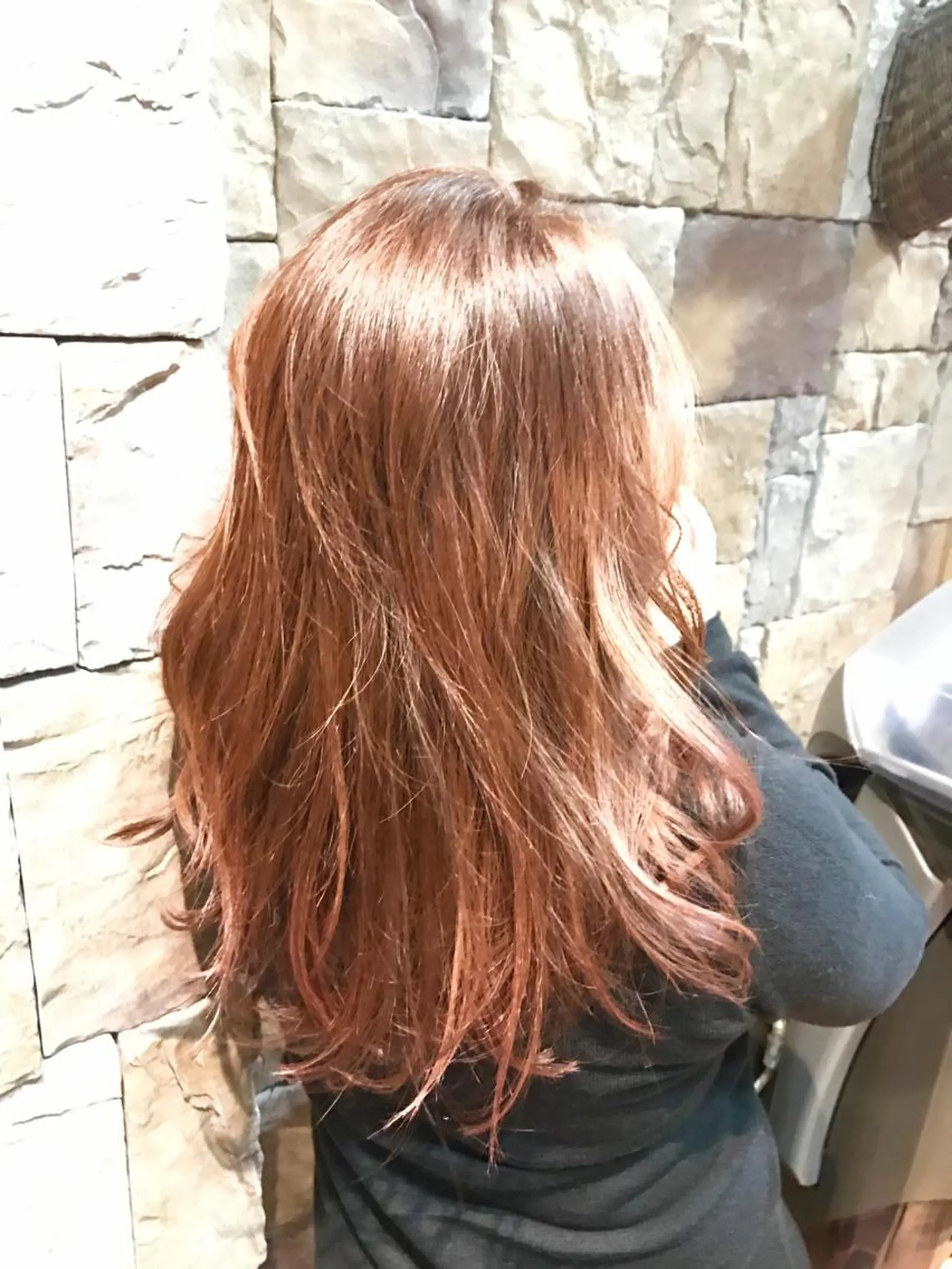 ロング カラー ピンクカラー 神野 雅樹のヘアスタイル