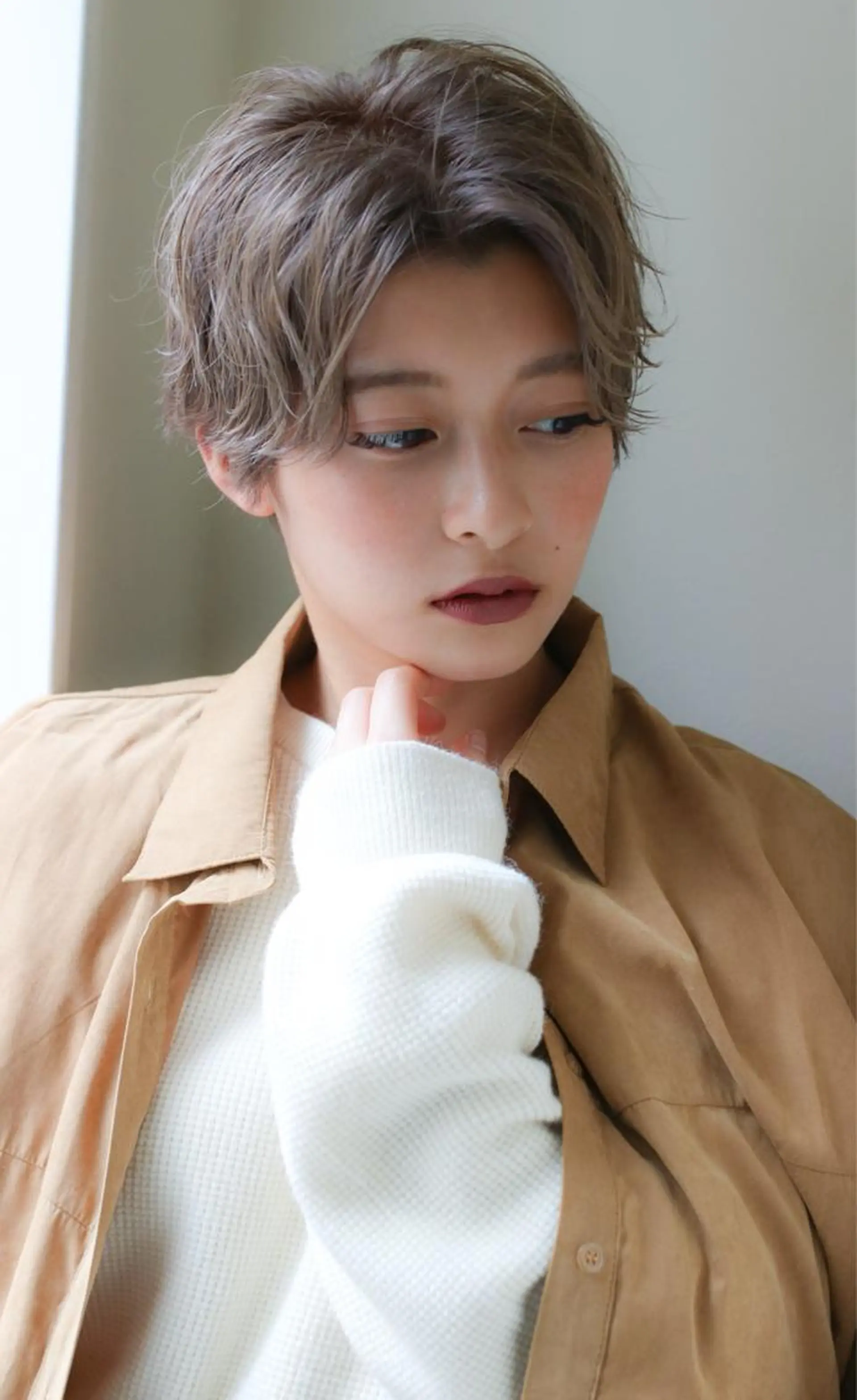 ショート カラー カット ヘアカラー トリートメント Lond re Maison.原宿のヘアスタイル