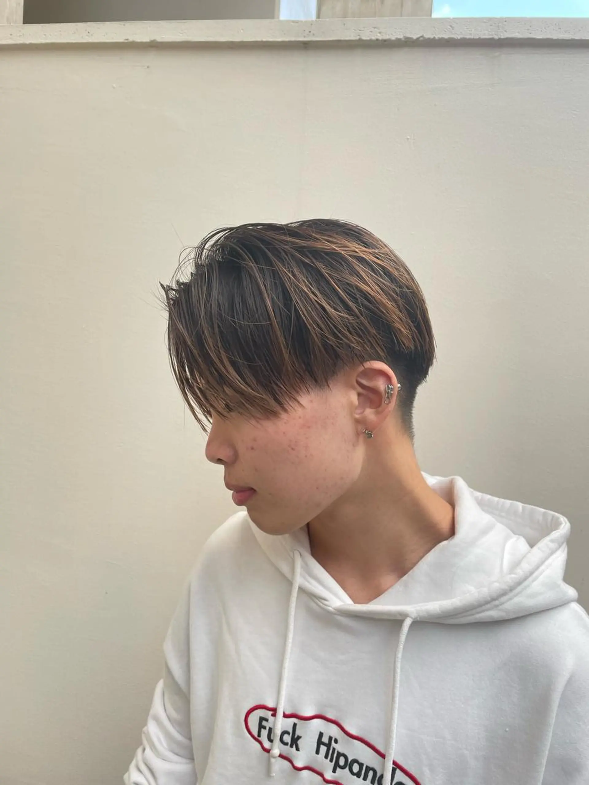 カラー メンズ センターパート カット ヘアカラー トリートメント DX所属・✨メンズスタイル✨ Daiのヘアスタイル