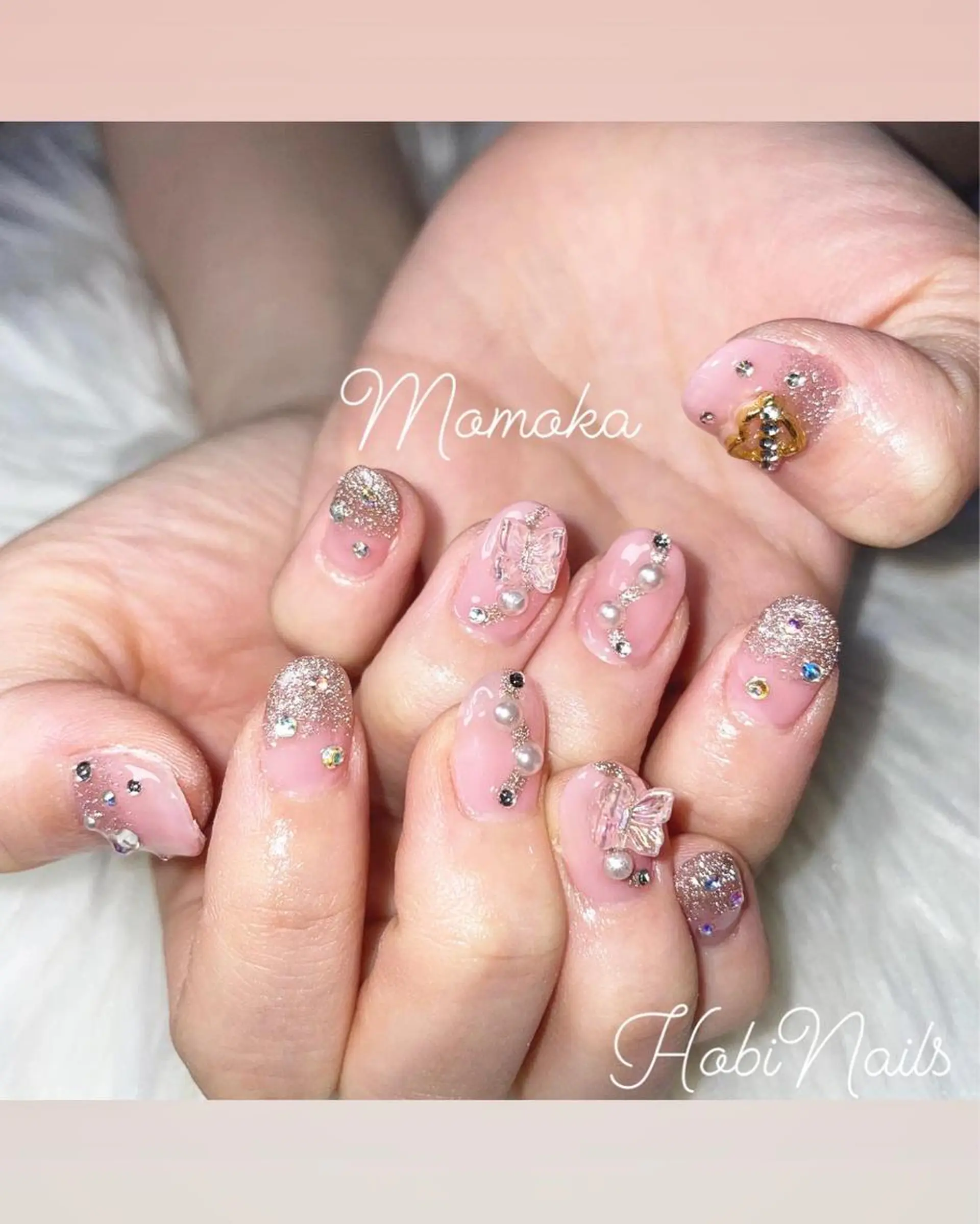 ネイル 長さ出し momoka_nails所属・Momo Nailsのネイルデザイン