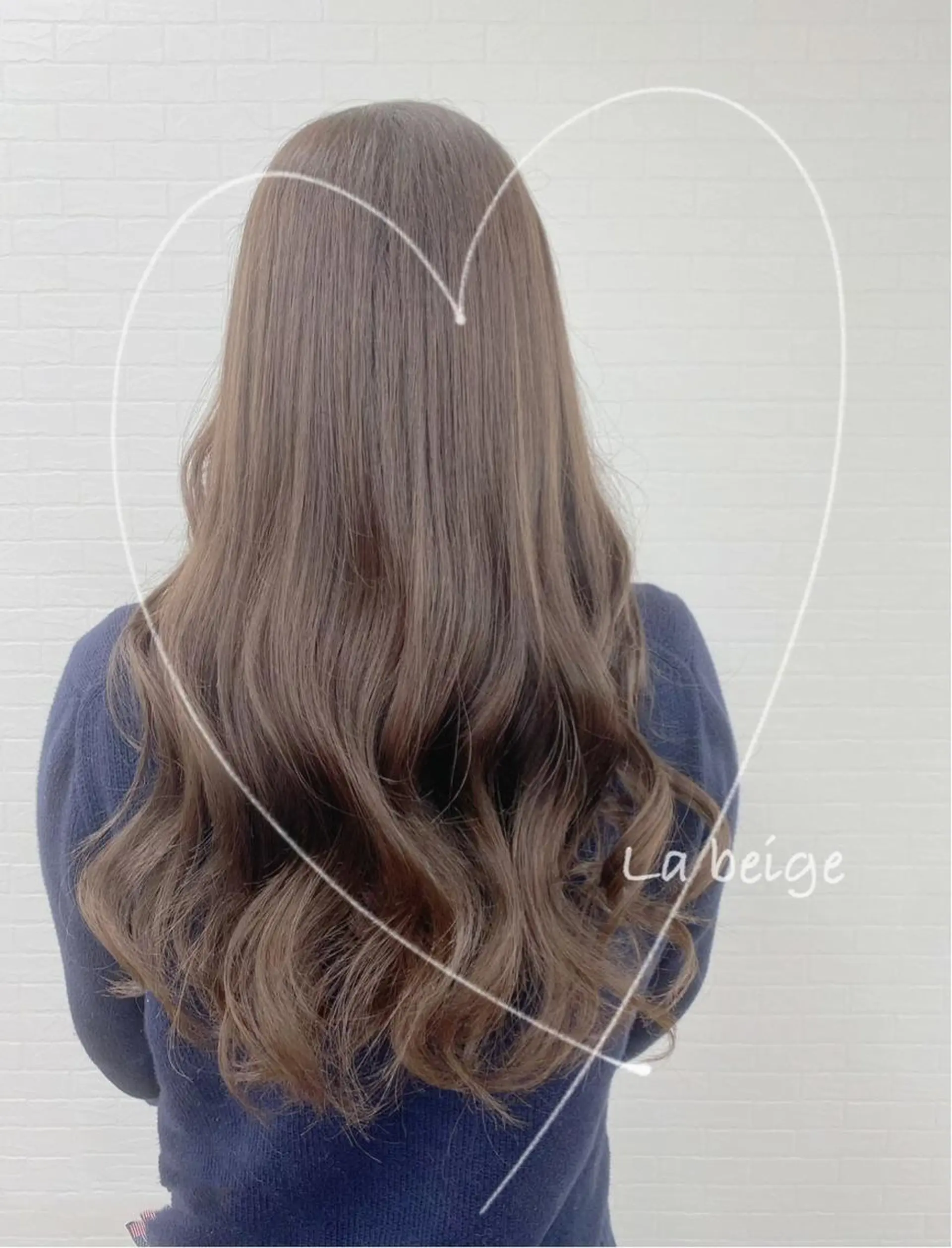 ロング カラー ベージュカラー 透明感カラー デート GRANLUSSO 〜グランルッソ駅前店所属・木口 嘉美のヘアスタイル