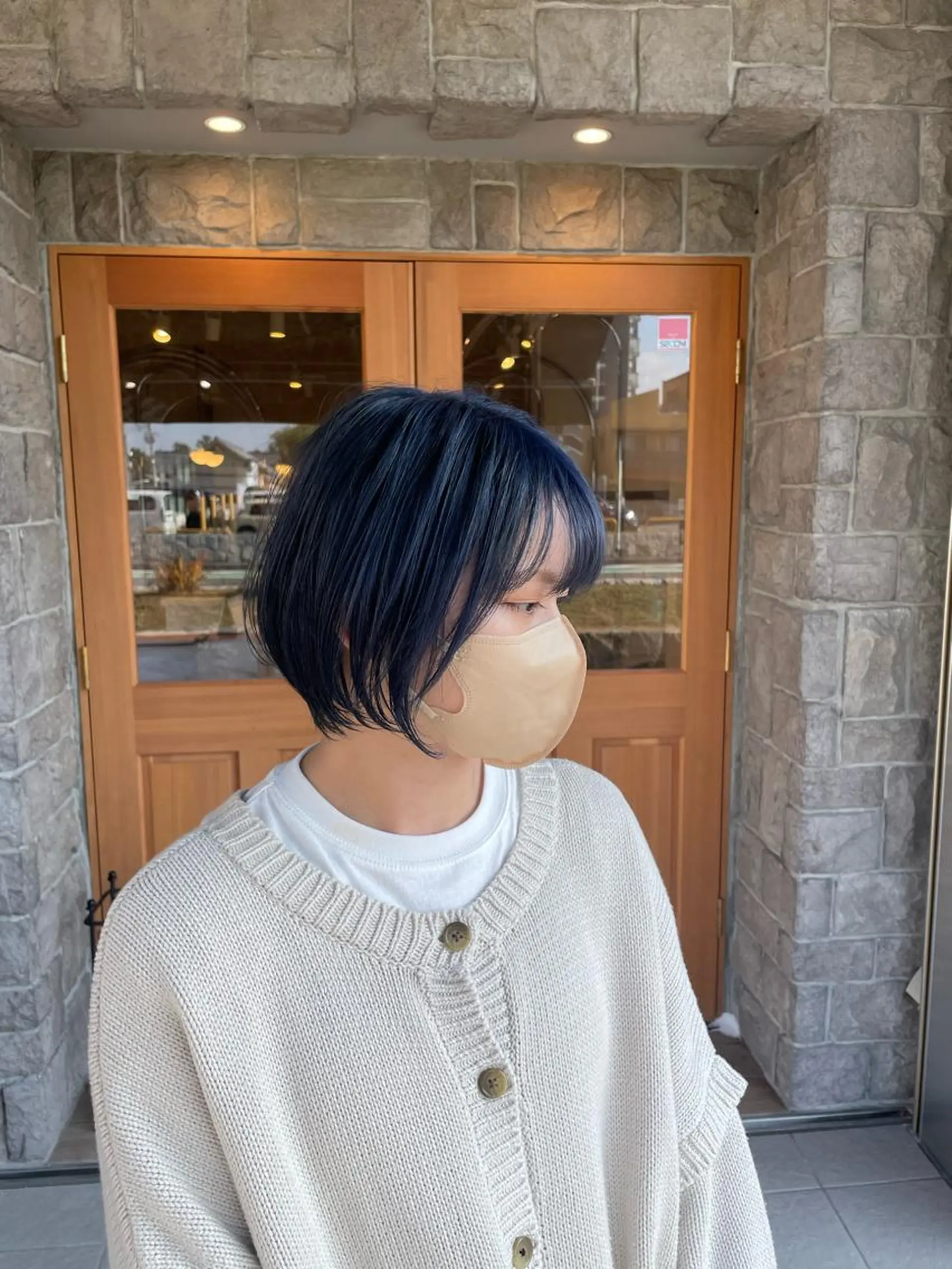 ショート カラー 似合わせスタイル 岡田勇哉のヘアスタイル