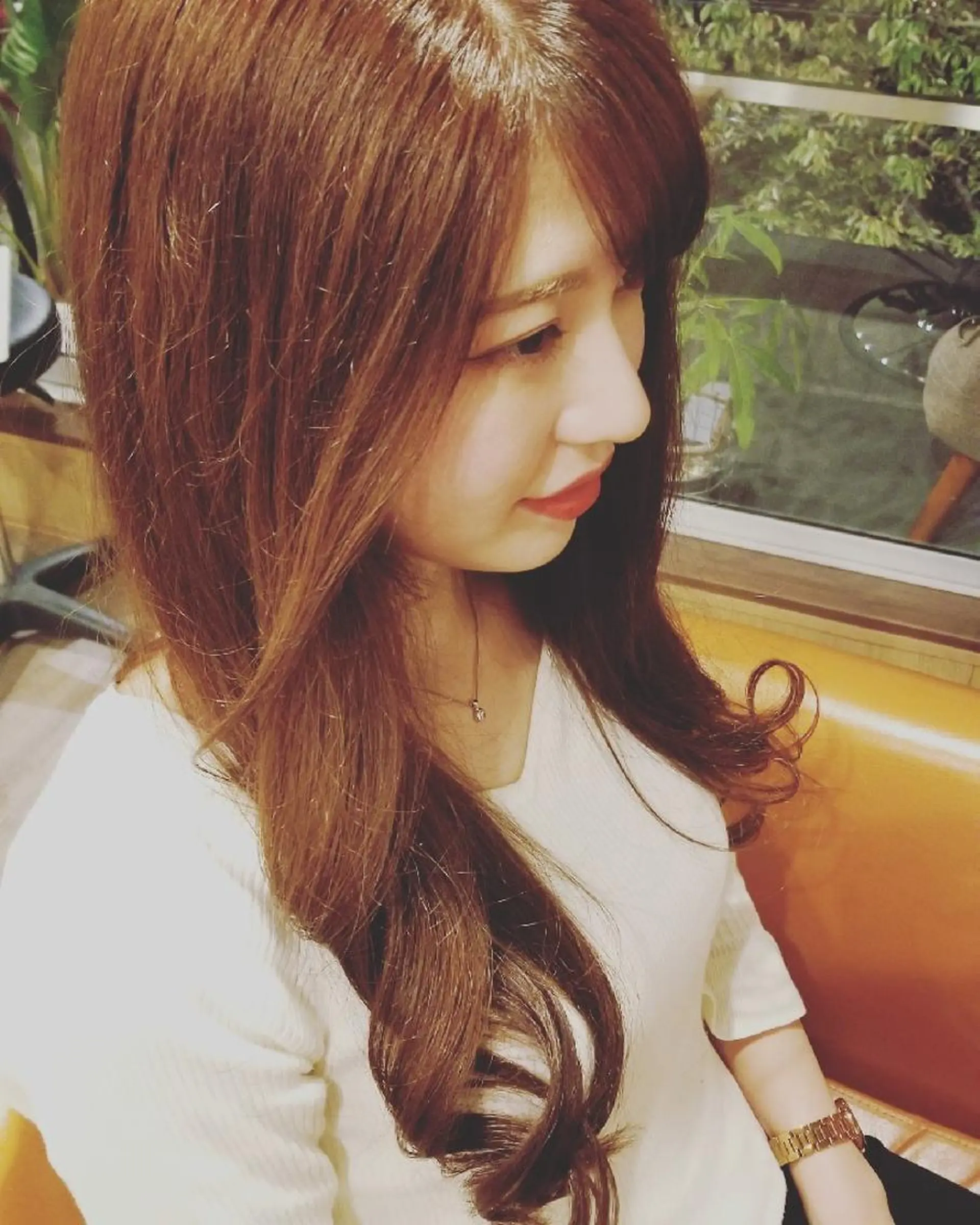 カラー ロング アディクシーカラー バレイヤージュ イルミナカラー 外国人風カラー レイヤーカット spa hair  ark 富井直美のヘアスタイル