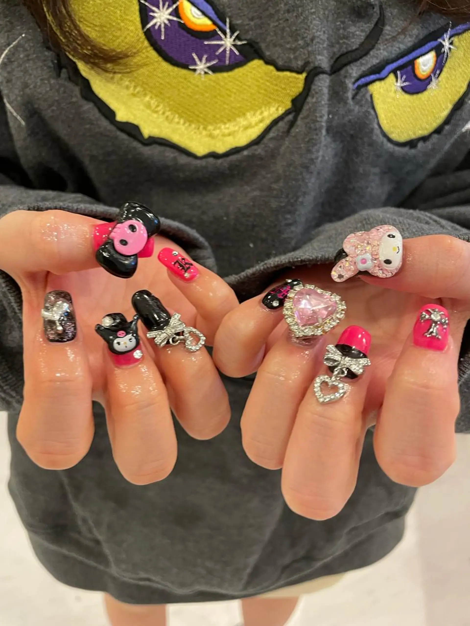 ネイル 束感まつ毛/ネイル/ LED♥KIRARAのマツエク・マツパデザイン