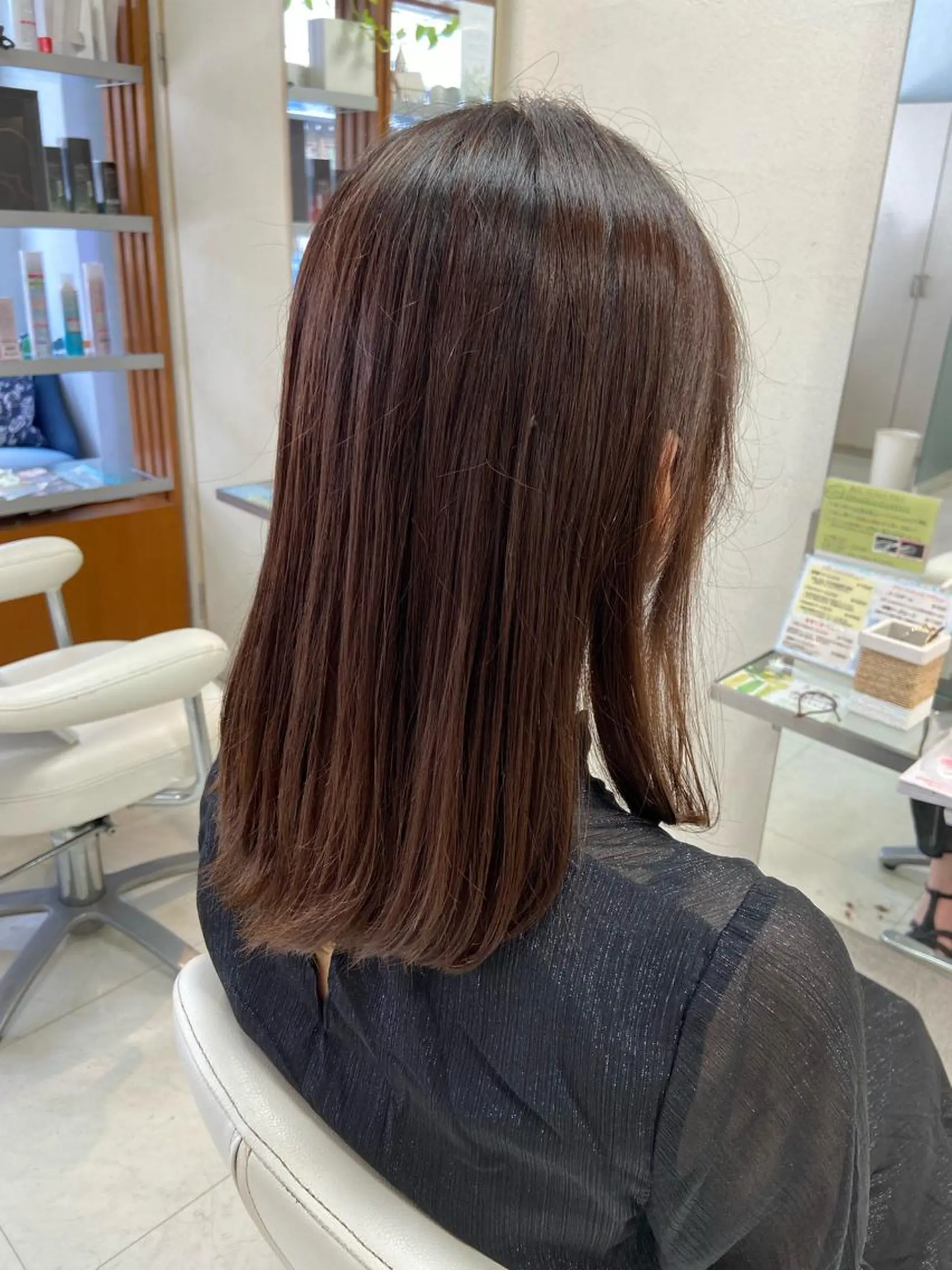 ミディアム 菊地 美憂のヘアスタイル
