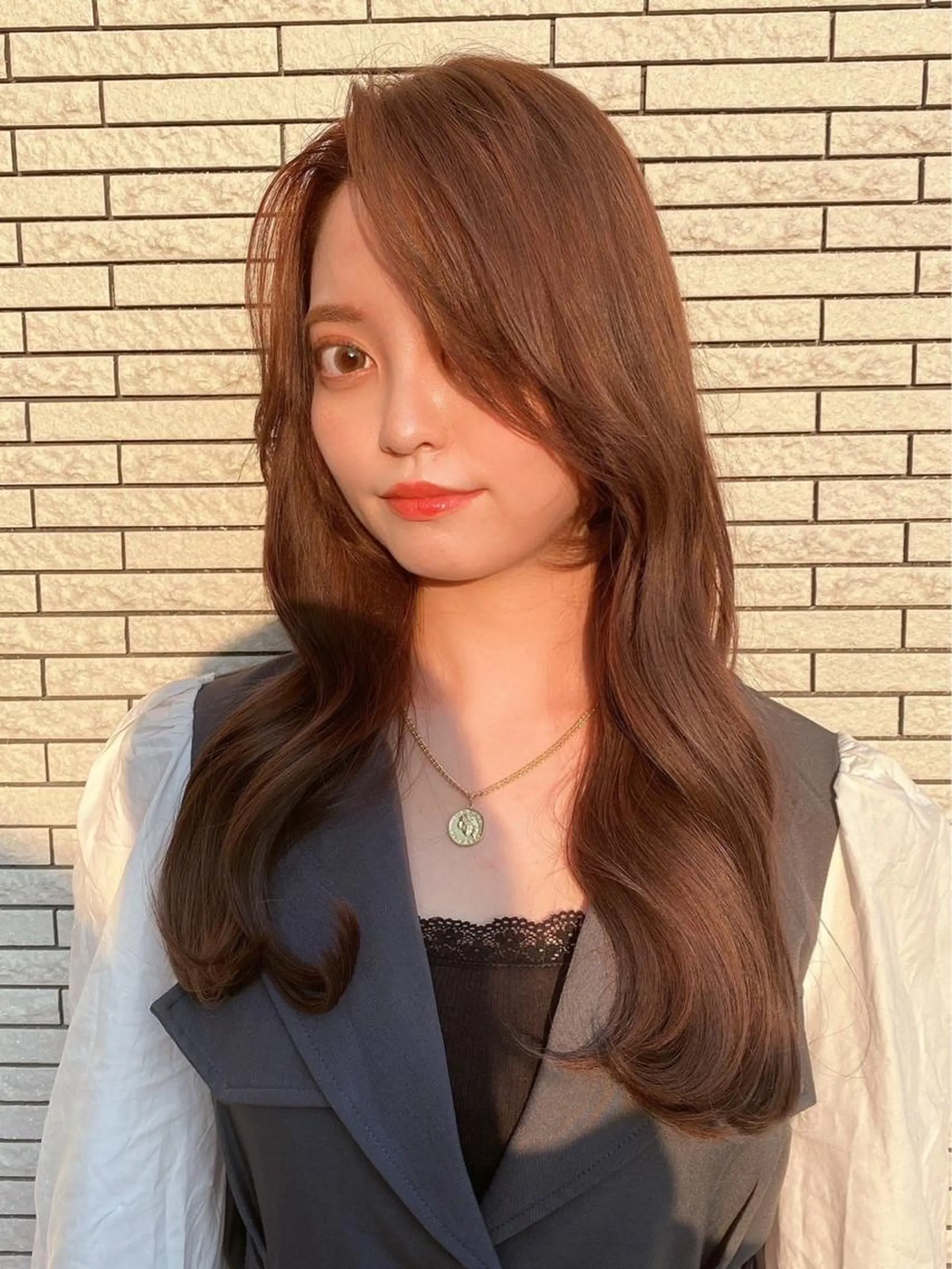 ロング RURI韓国ボブ 🇰🇷タッセルボブのヘアスタイル