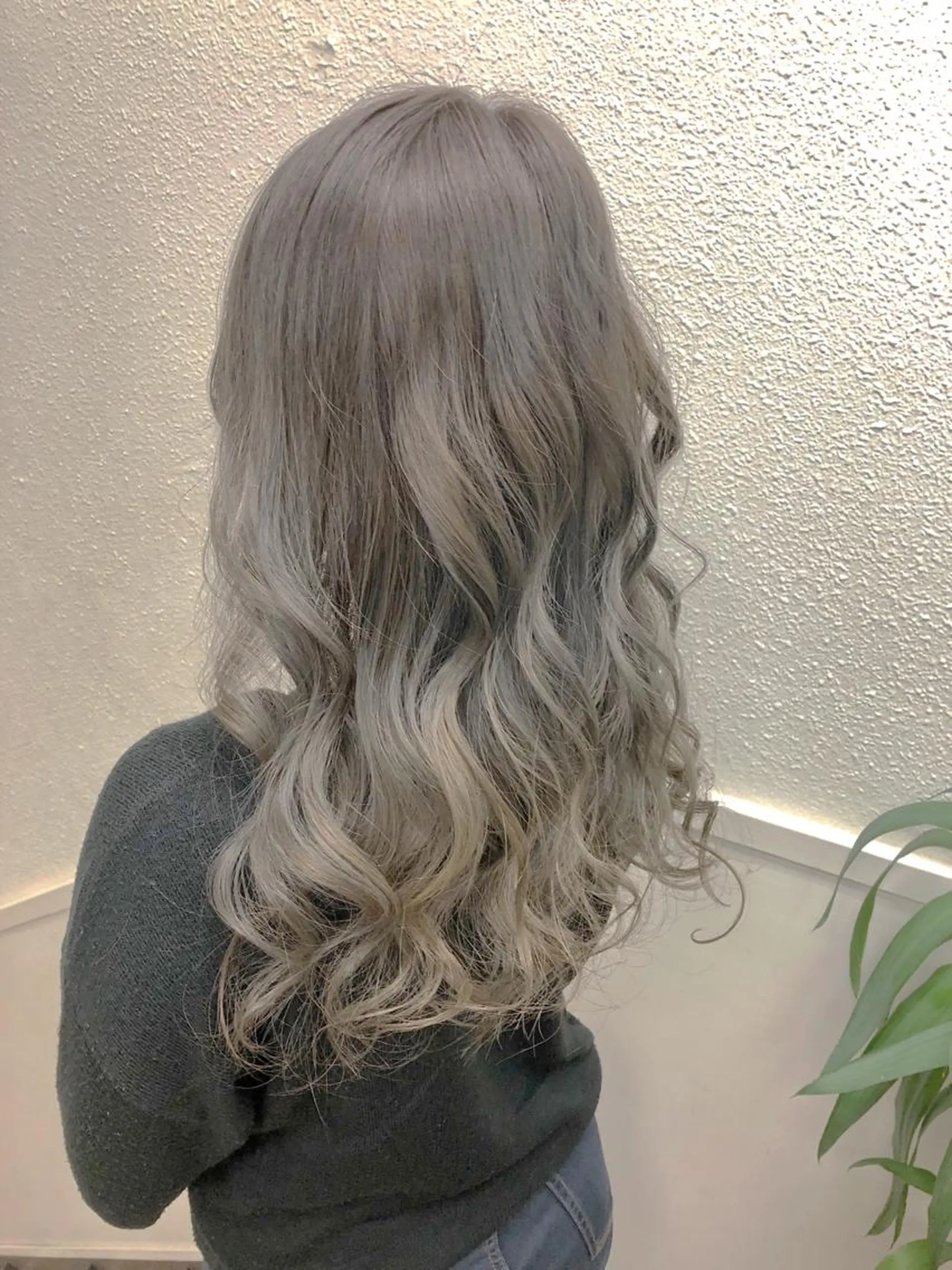 ロング カラー 透明感カラー グレージュ カット ヘアカラー トリートメント 髪質改善/美髪矯 正ヤマモトハルキのヘアスタイル