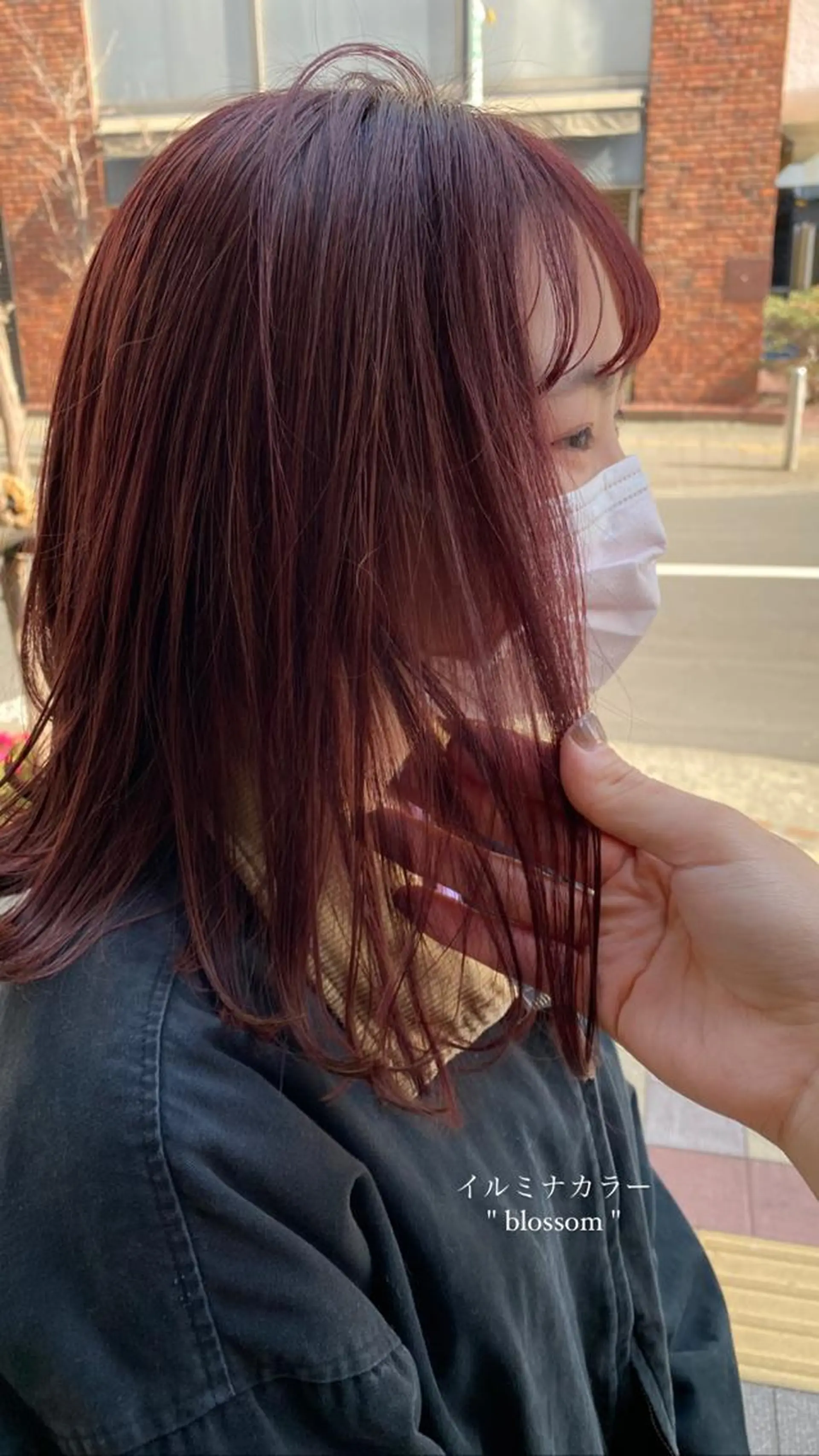 ミディアム カラー 韓国風スタイル 🍓MIZUKI🍓のヘアスタイル