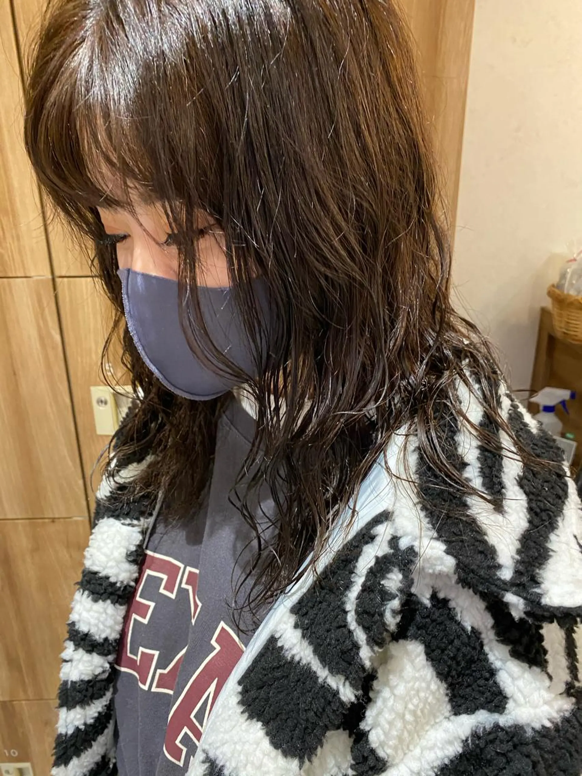 ミディアム カラー パーマ ヘアアレンジ ミディアムパーマ ヘアカラー パーマ パーマ指名No1 /namiのヘアスタイル