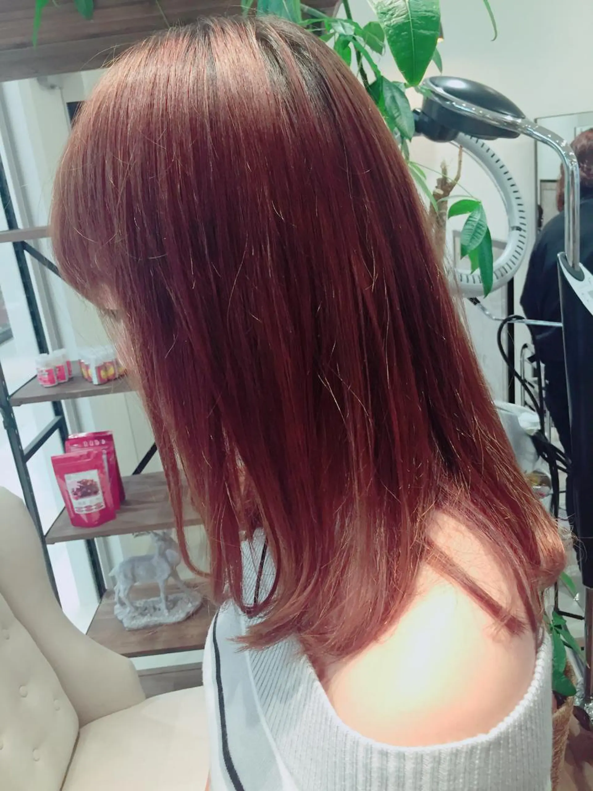 ミディアム セミロング ロング ボブ 透明感♡︎♡︎ 佐々木早苗のヘアスタイル