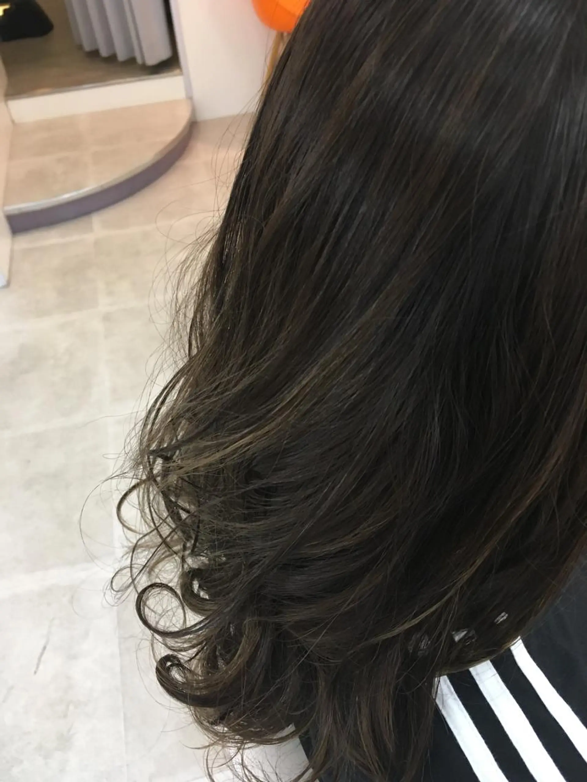 セミロング ロング カラー 髪質改善 中川　翔のヘアスタイル