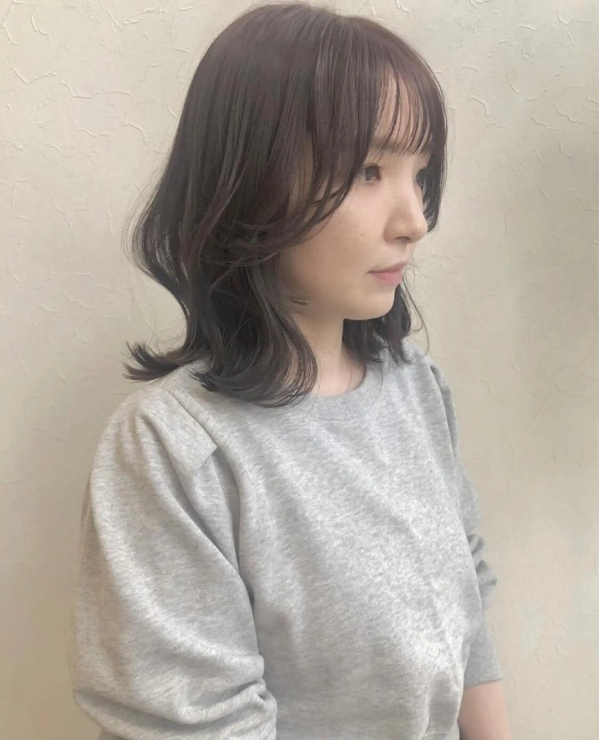 ミディアム カラー nakahara madokaのヘアスタイル
