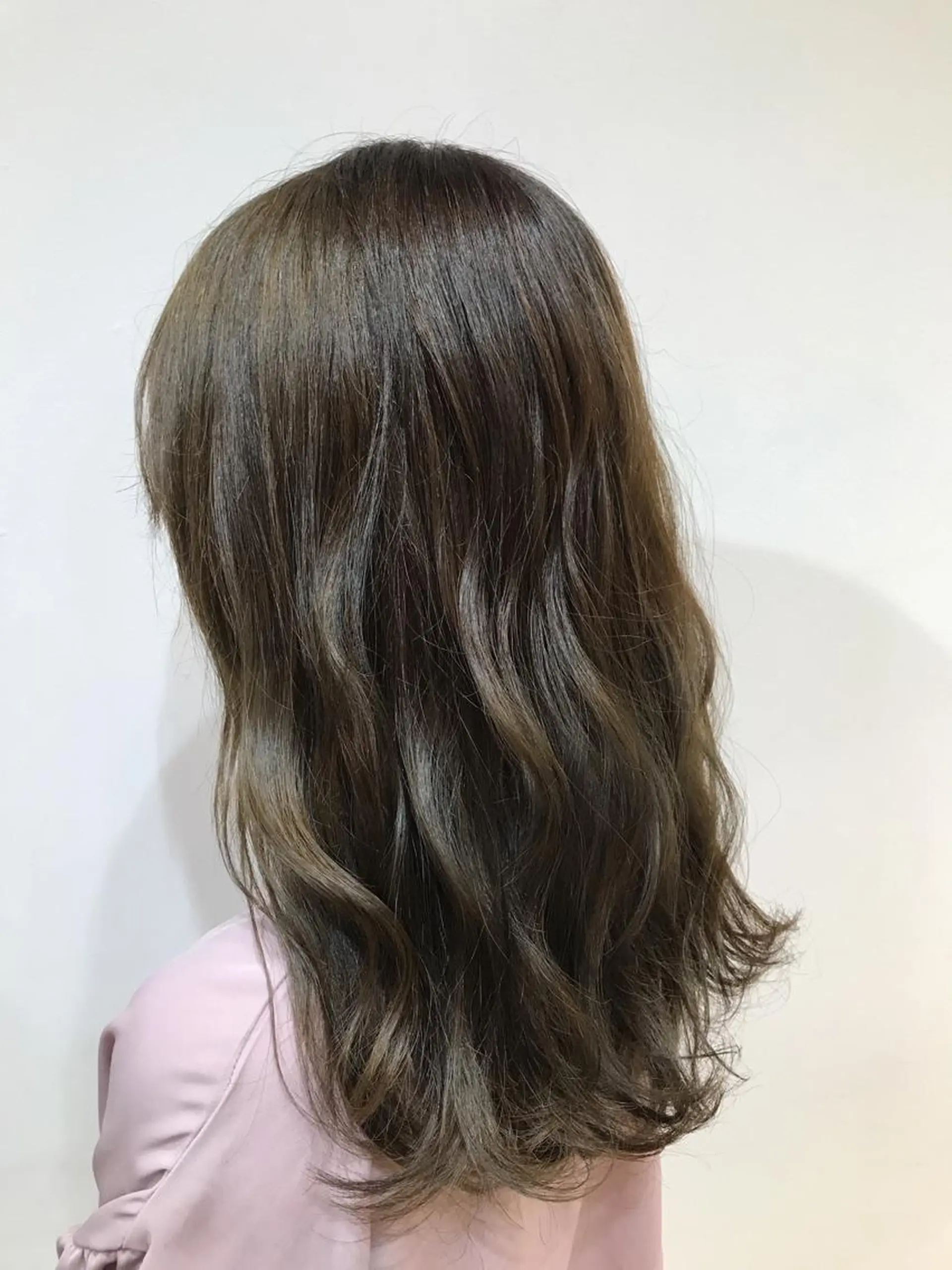 セミロング カラー アッシュ アッシュブラウン ブラウンカラー ダブルカラー ヒロミ/アレンジ/ アンニュイ/透け感のヘアスタイル