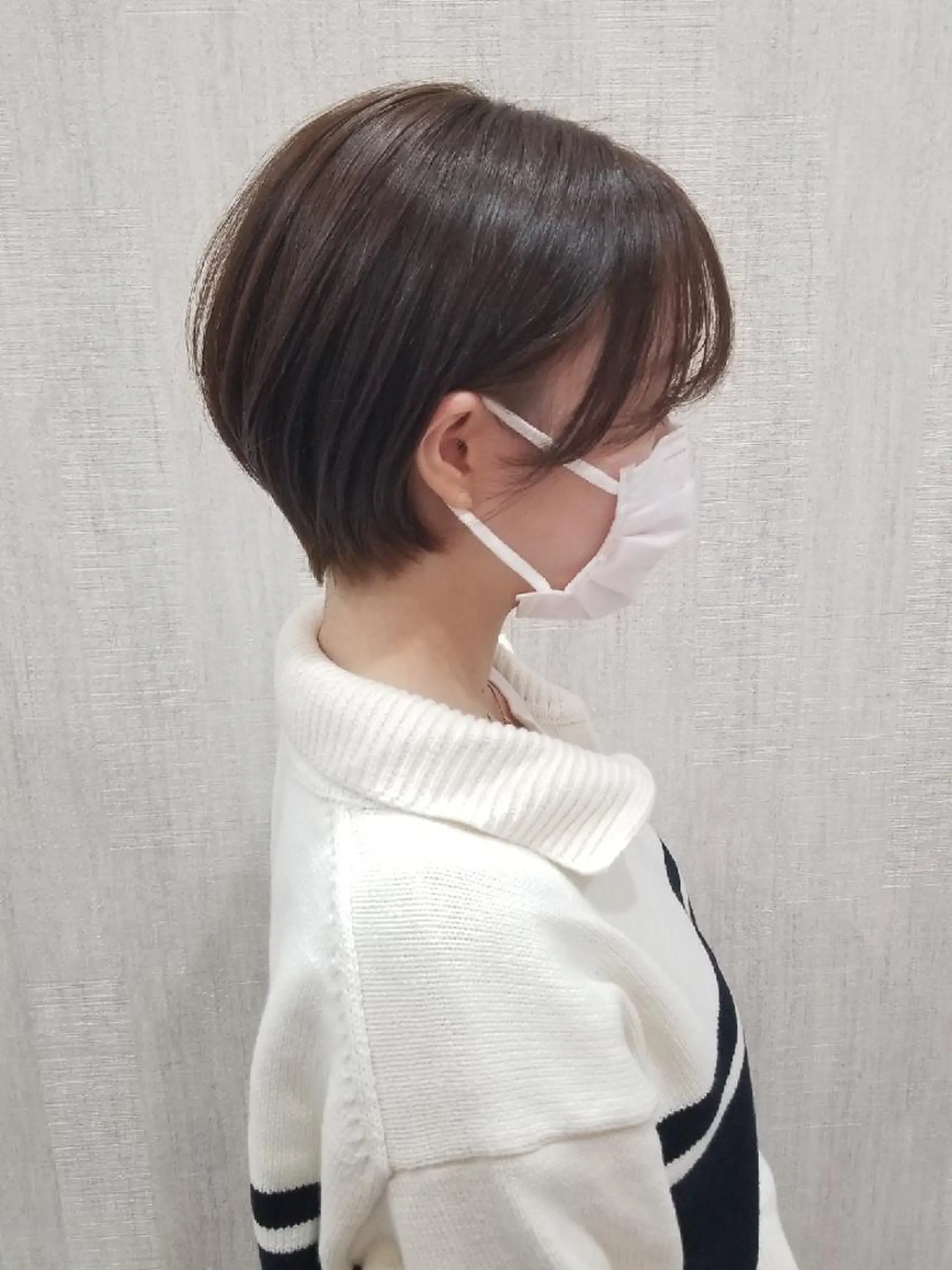 ショート カラー ショートヘア カット ヘアカラー トリートメント 顔周りレイヤーカット 髪質改善代表西村功平のヘアスタイル