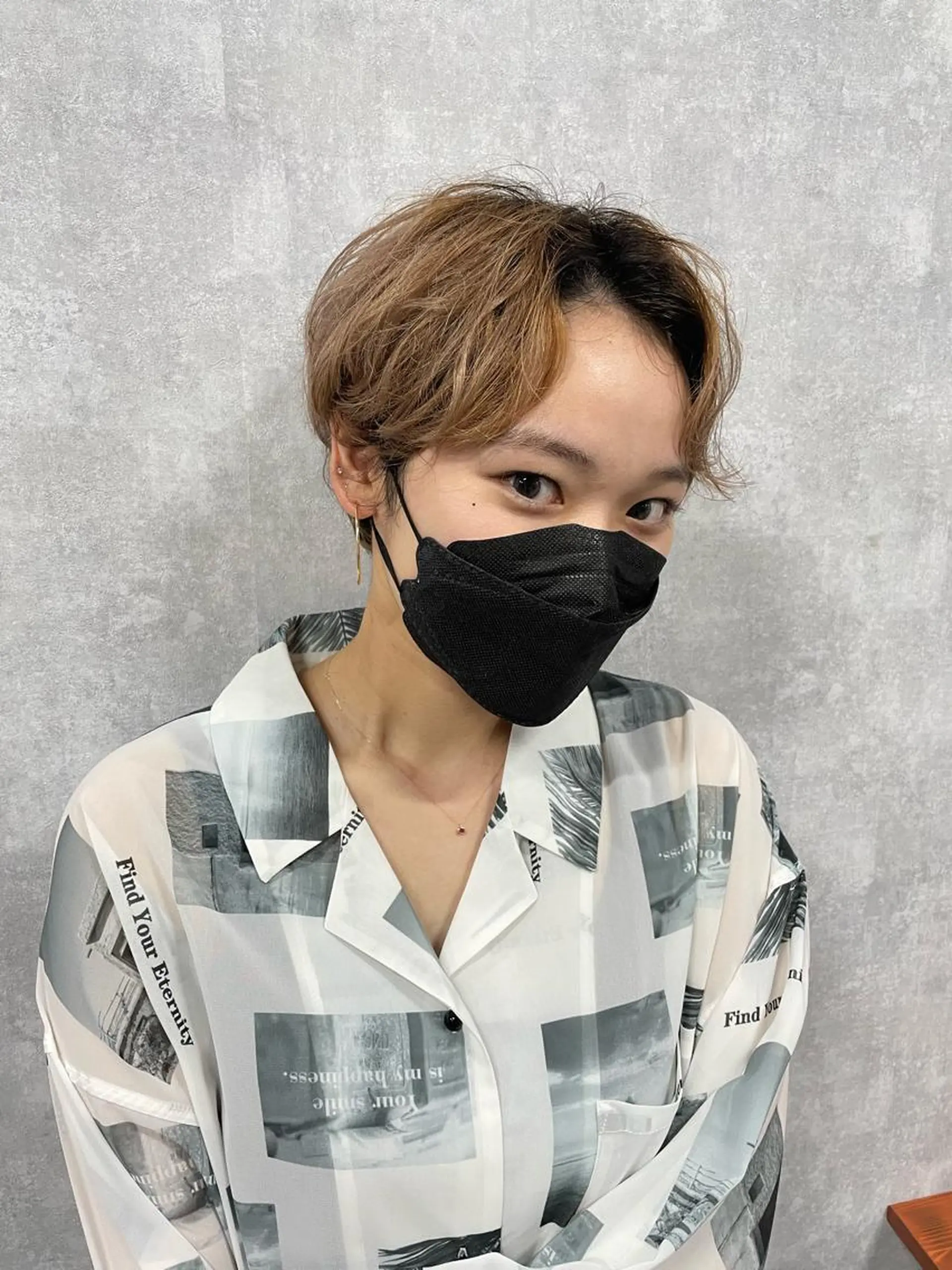 ショート 切りっぱなしボブ ショートボブ 丸みショート ミストバング ボブ C’LD hair  produce /シールドヘア所属・モテ髪/ボブ/ショー ト/アダチフウトのヘアスタイル