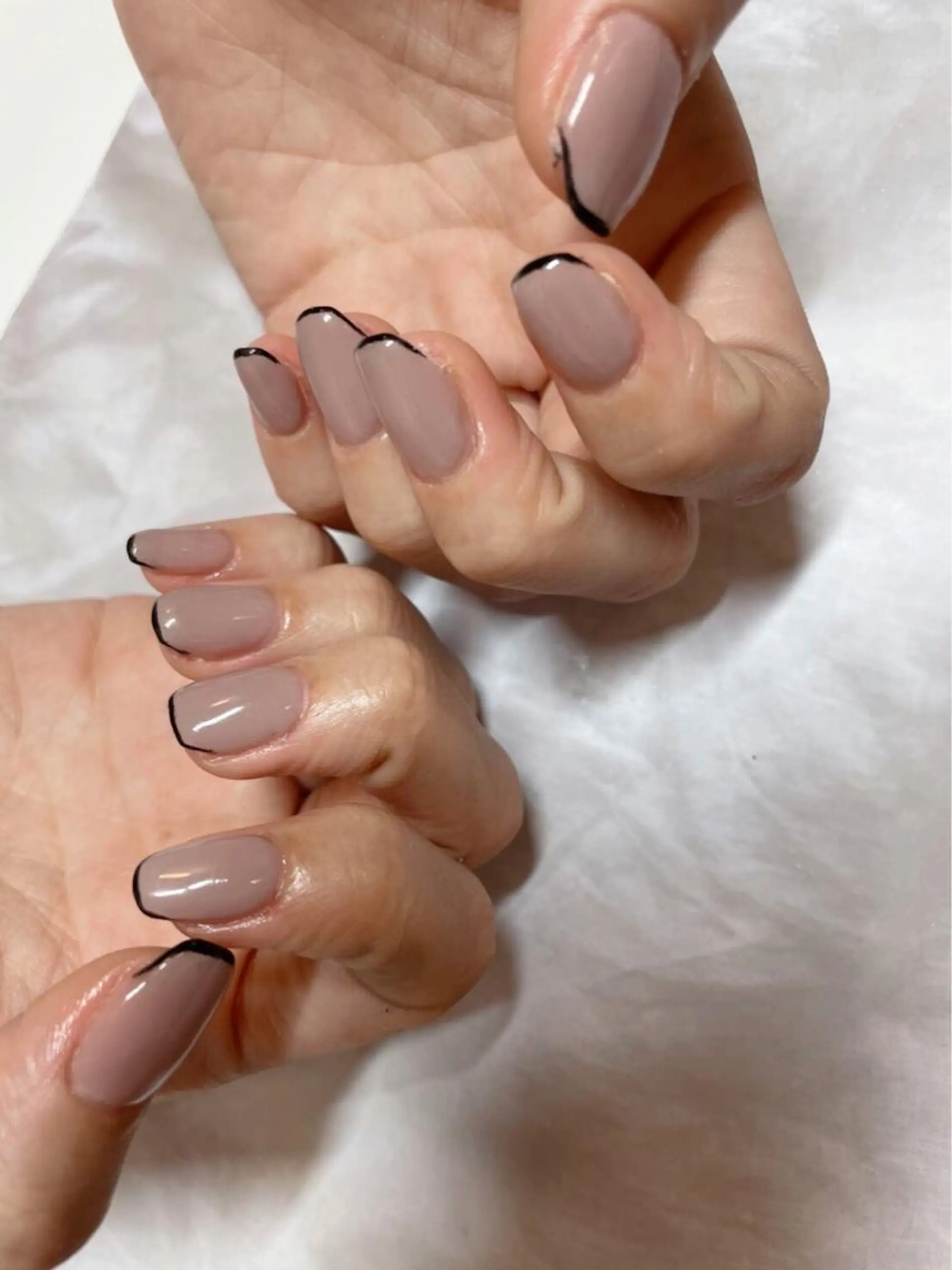 ネイル フレンチネイル 【ＯＲＧＡＮ】 nailのネイルデザイン