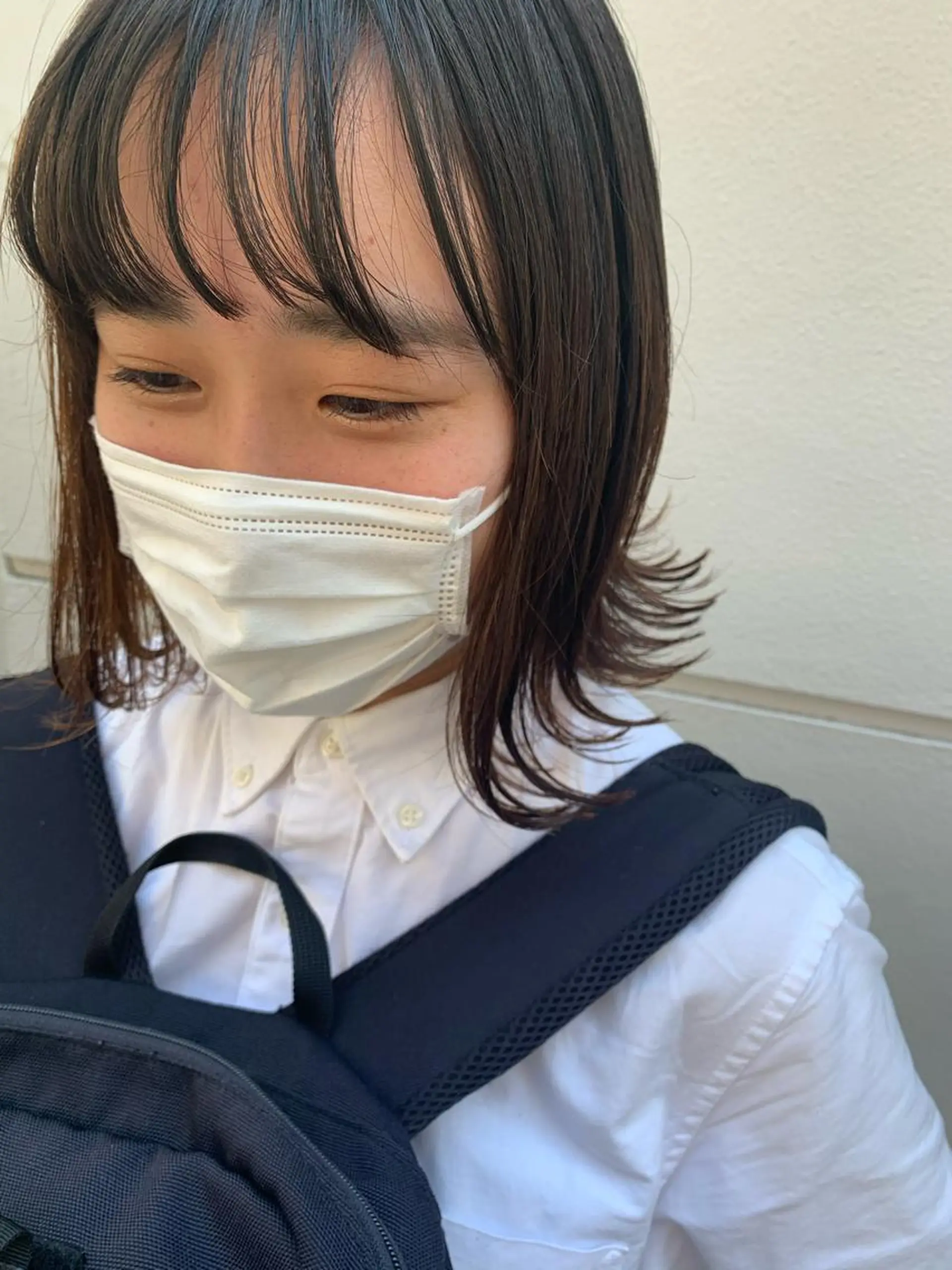 ショート カラー ヘアアレンジ サナ🌱 切りっぱなしボブのヘアスタイル