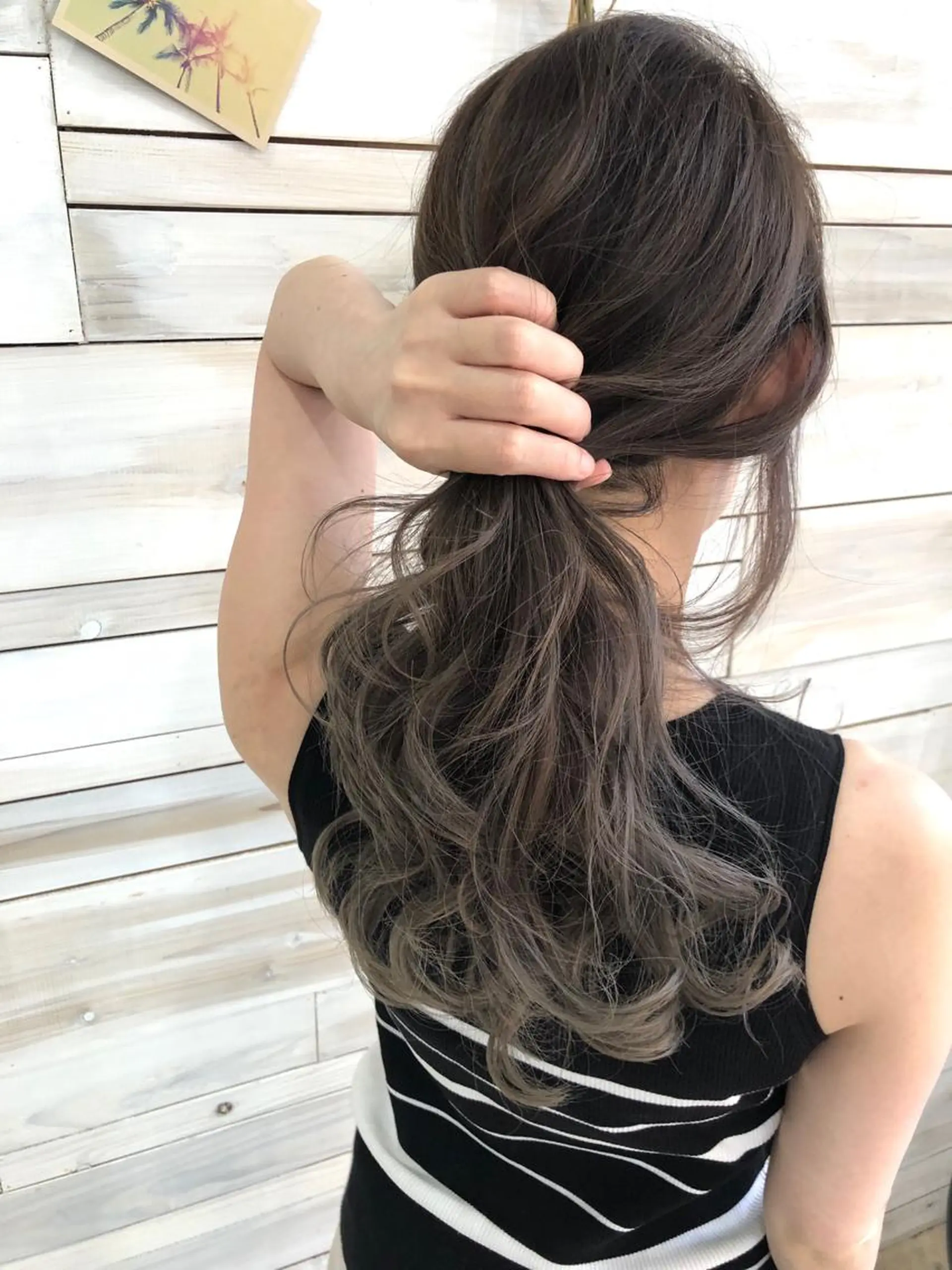 ロング カラー メンズカットグラデー ションカラー/ケイゴのヘアスタイル