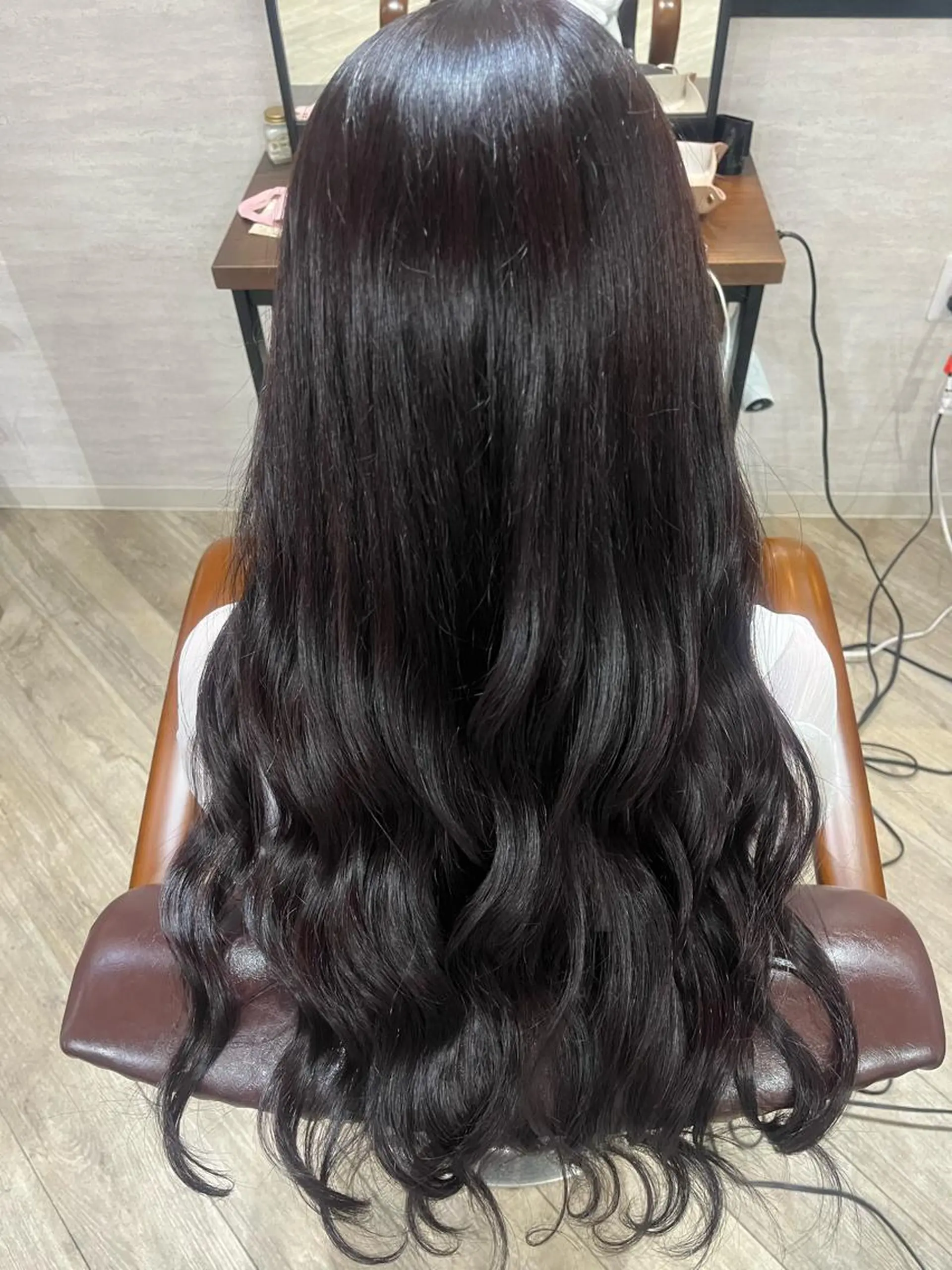 ロング カラー レッドカラー バイオレットカラー 🫧ぷる艶カラー🫧 Yuubi🦩のヘアスタイル