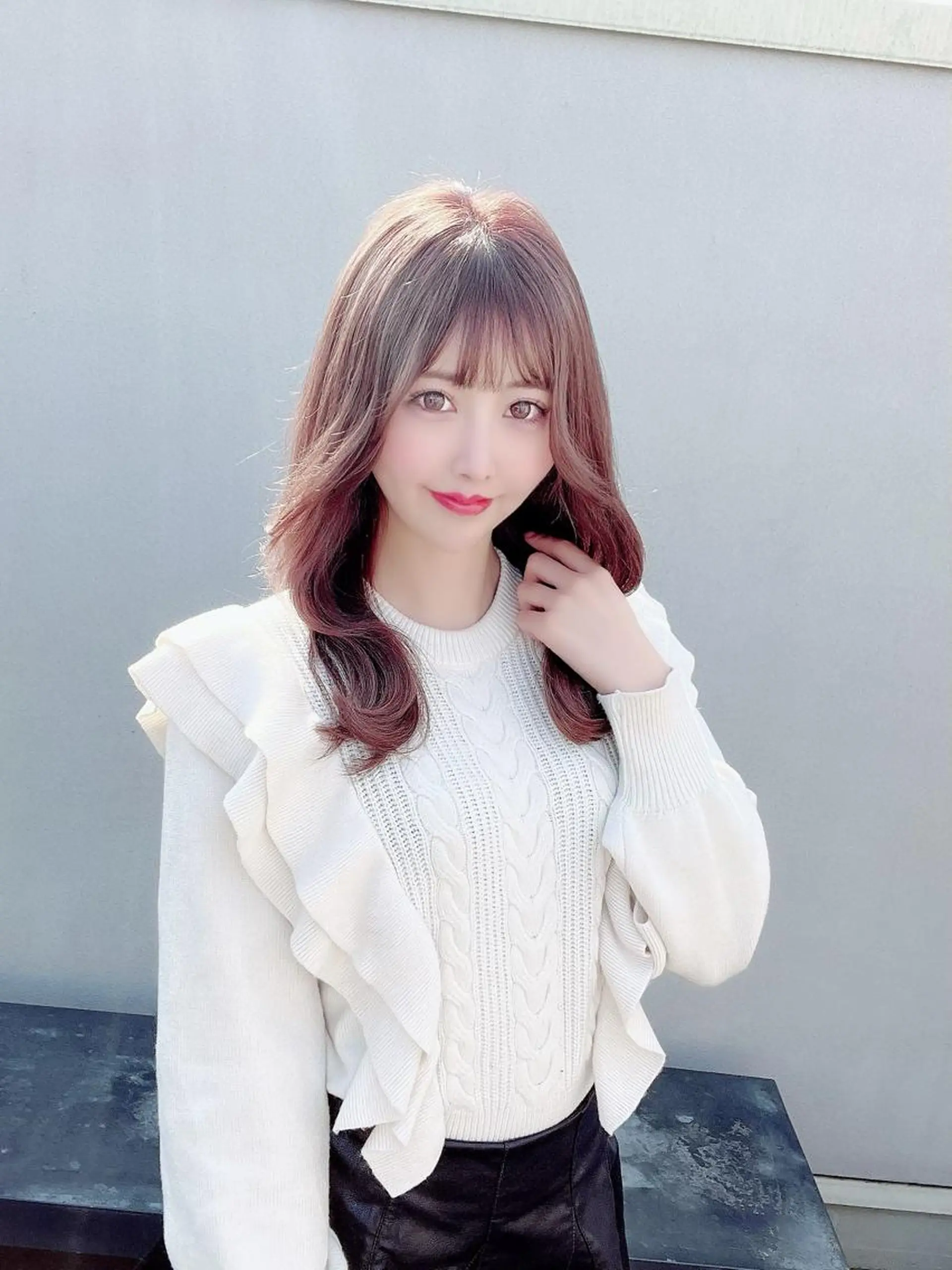 セミロング ヘアカラー トリートメント ヘッドスパ 佐藤優太朗 似合わせ/髪質改善のヘアスタイル