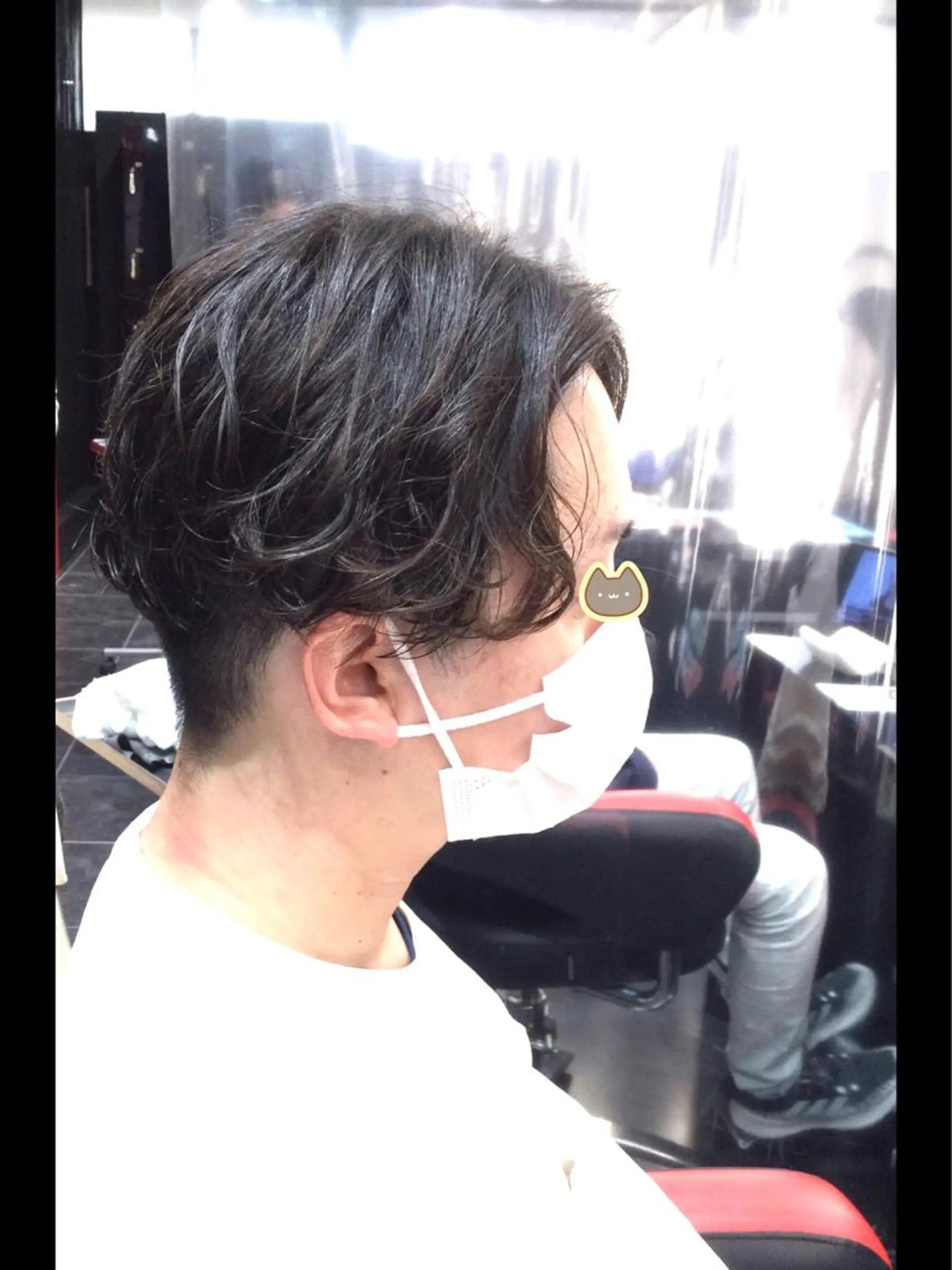 ショート パーマ メンズ Annon プライベートサロンのヘアスタイル