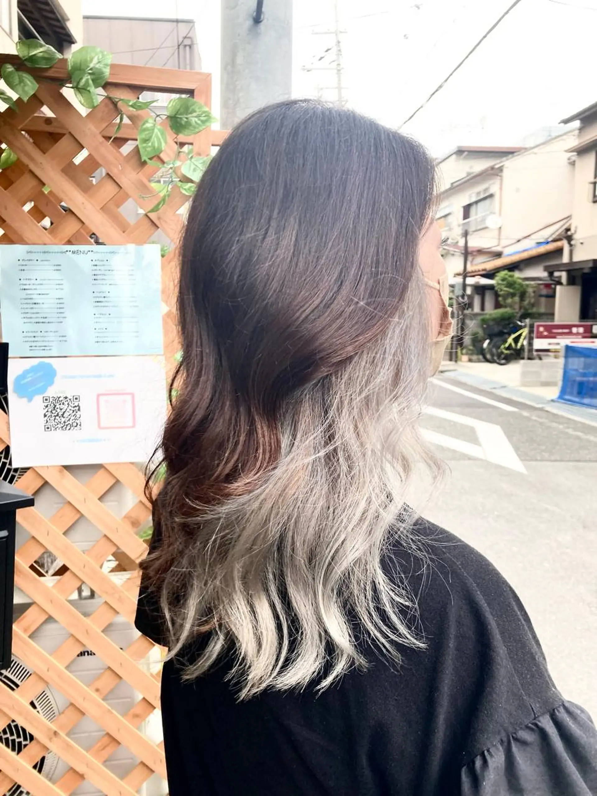 ロング カラー パーマ ヘアアレンジ シルバー AIM所属・髪質改善✧︎カラー 💎AIM【アイム】のヘアスタイル