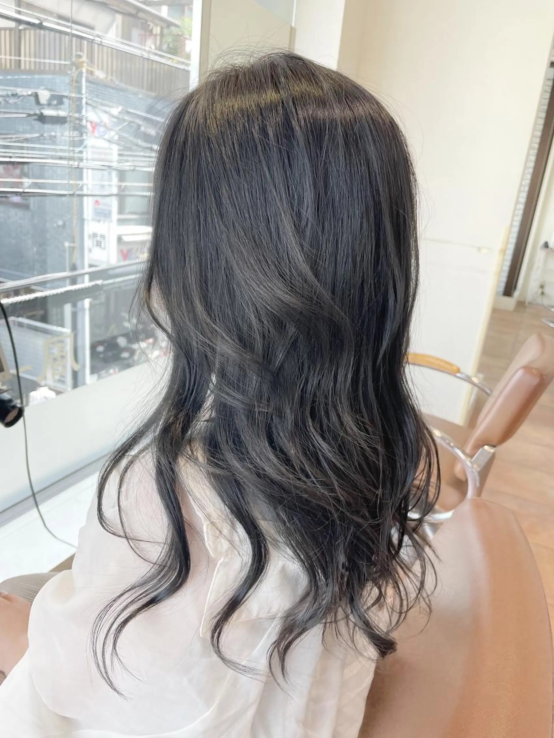 ロング カラー 杉村 未来のヘアスタイル
